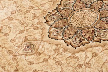 Orientteppich Oriente Teppich - Traditioneller Teppich Orient Beige, Mazovia, 60 x 100 cm, Geeignet für Fußbodenheizung, Pflegeleicht, Wohnzimmerteppich