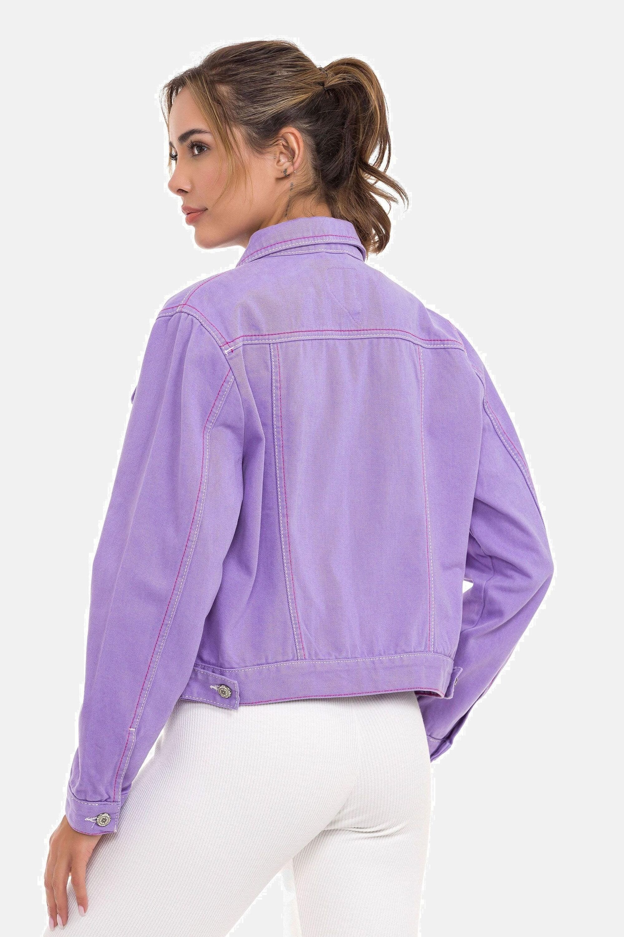 Cipo & Baxx Jeansjacke Jeansjacke Mit praktischen Brusttaschen, WJ212 günstig online kaufen