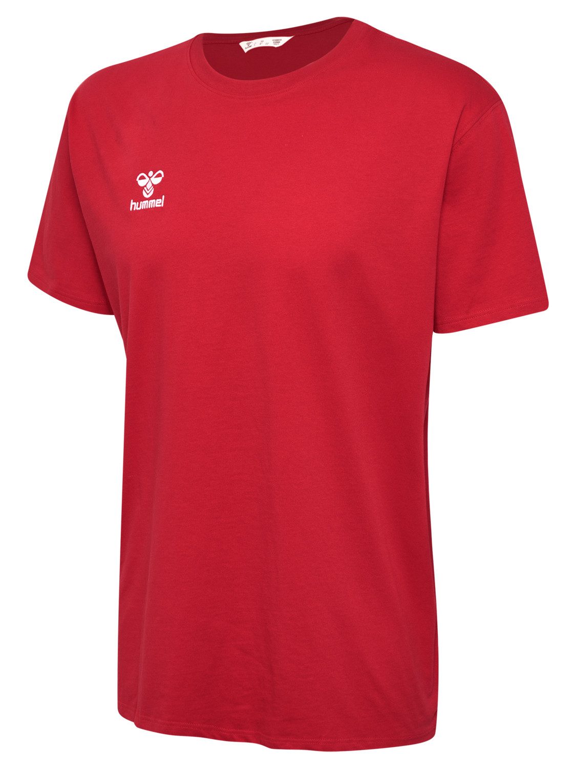 hummel T-Shirt Rundhalsausschnitt gesticktes Logo Regular günstig online kaufen