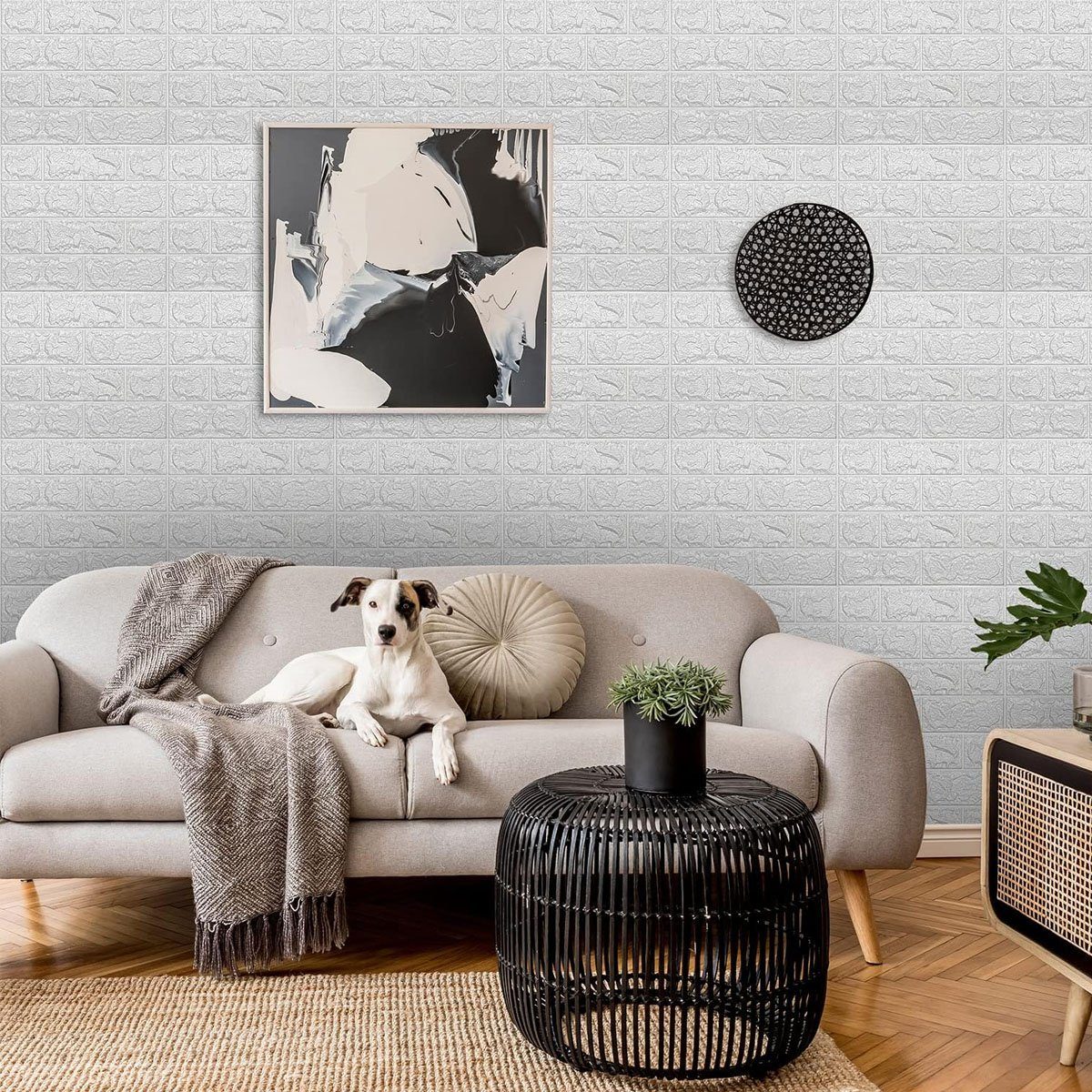 Schlafzimmer Grau Jormftte Fototapete 3D-Ziegelstein-Tapete,schaum-Ziegelstein-Wandpaneele,für