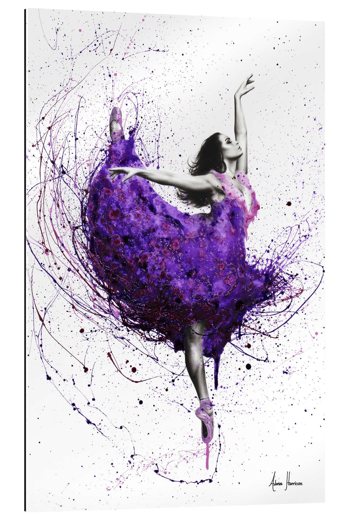 Posterlounge XXL-Wandbild Ashvin Harrison, Ultraviolett-Ballett, Malerei