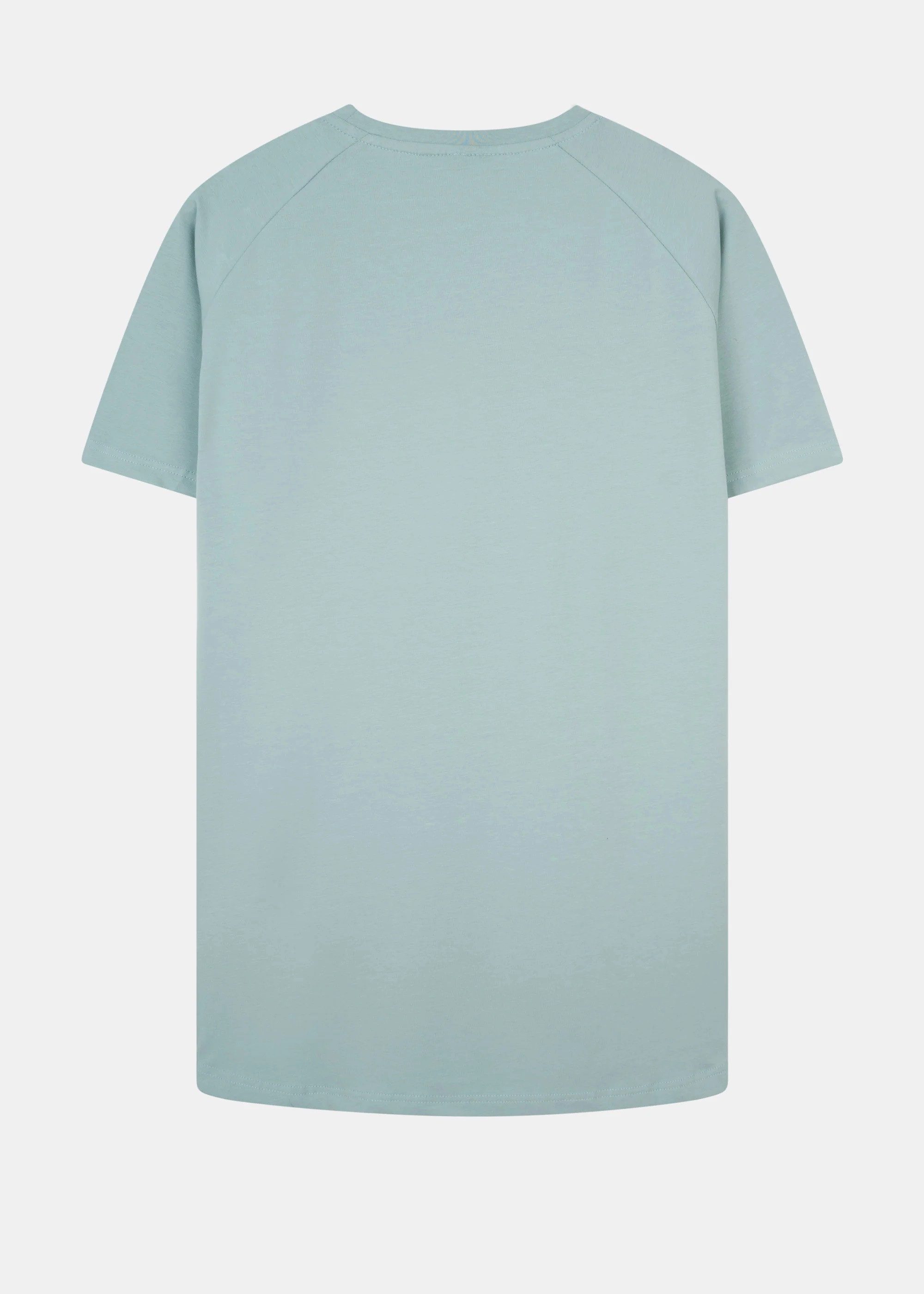 Noorlys Kurzarmshirt Herren T-Shirt JORAM SilverBlue Bio-Baumwolle