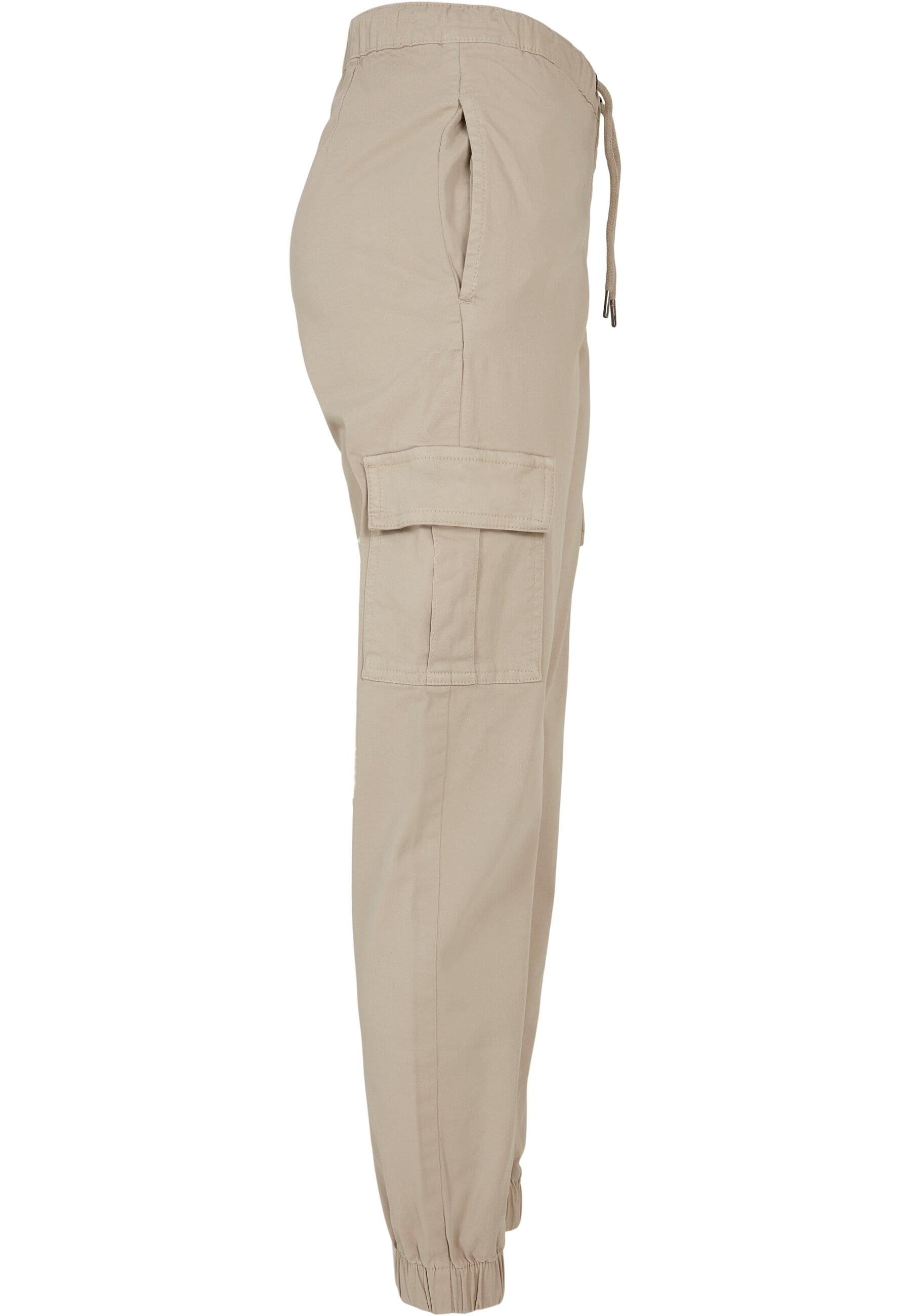 Damen Comfort High Waist CLASSICS Jogging (1-tlg) URBAN Pants softseagrass Cargo Ladies Stoffhose