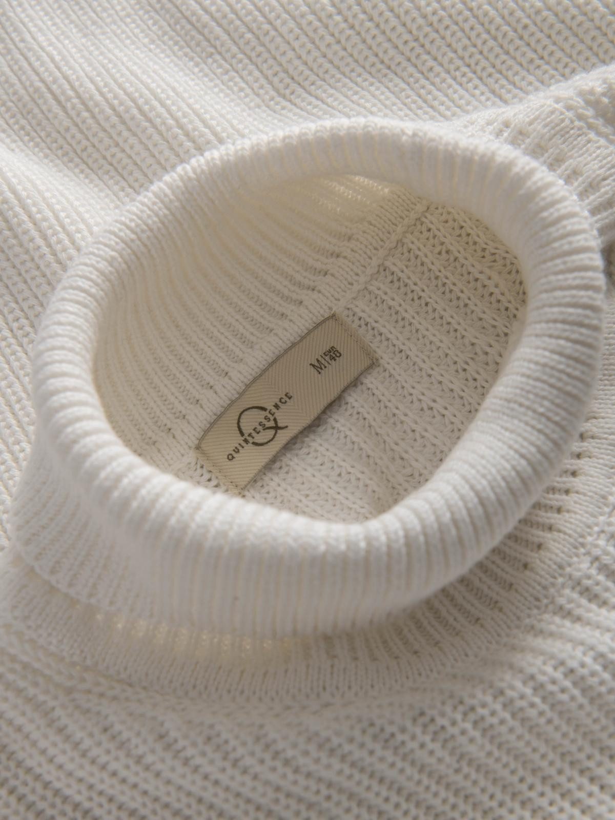 Rollkragenpullover Klassischer Herrenpullover mit Rollkragen aus Baumwolle