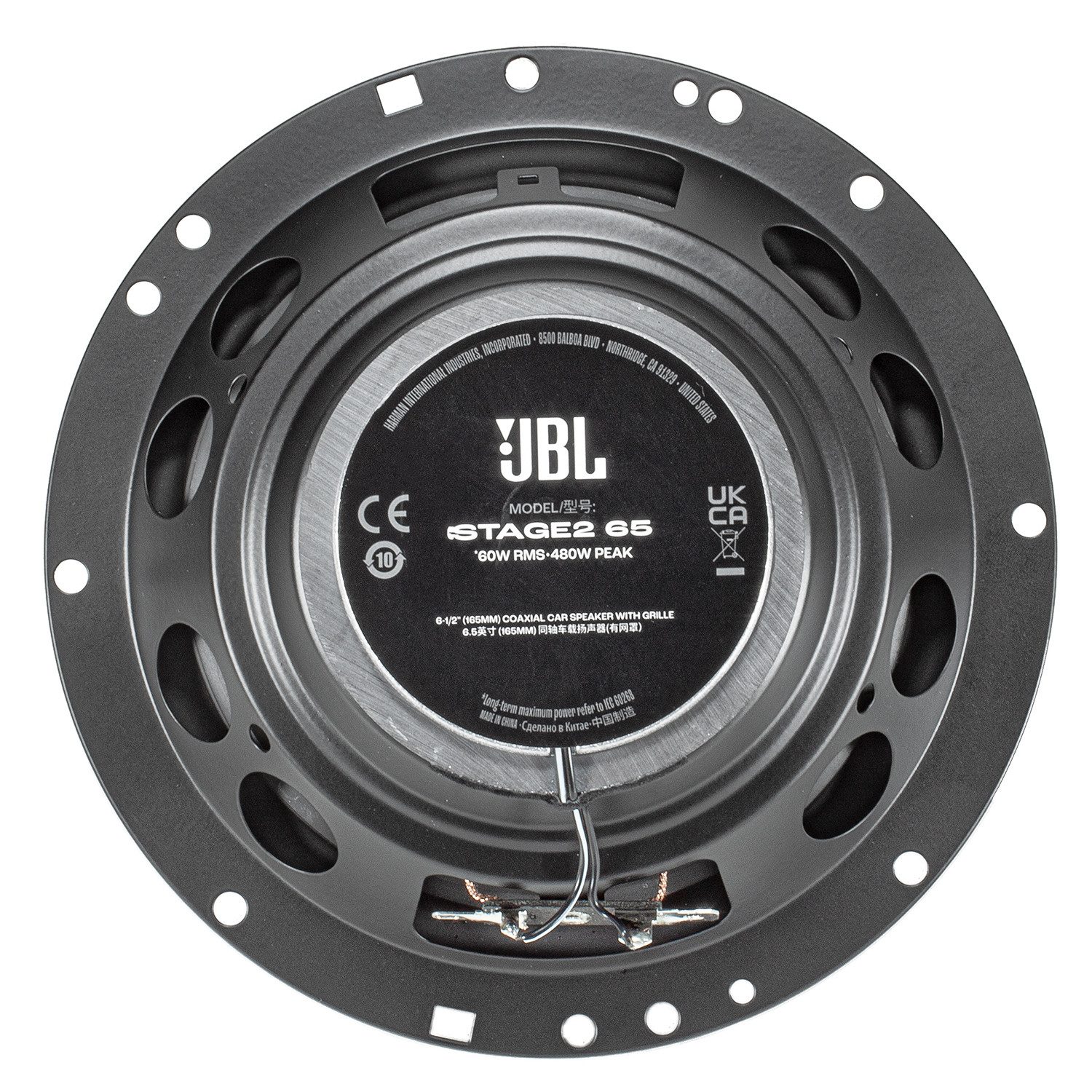 tomzz Audio JBL Stage2 65F Set passt für Seat Ibiza Leon VW Polo Tür vorne Auto-Lautsprecher