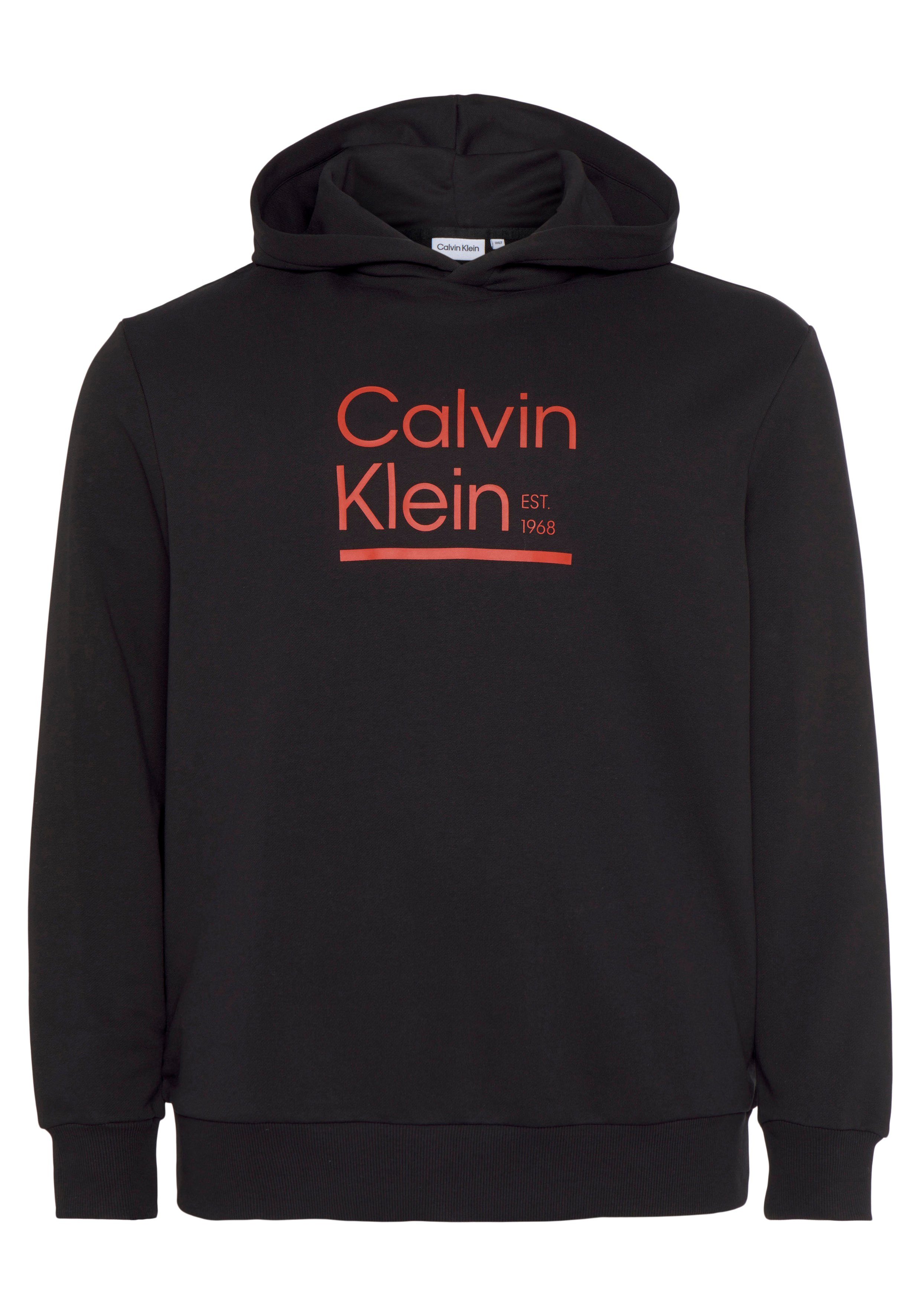 HOODIE mit Klein Calvin LOGO BT-LINE Big&Tall Kapuzensweatshirt Logodruck