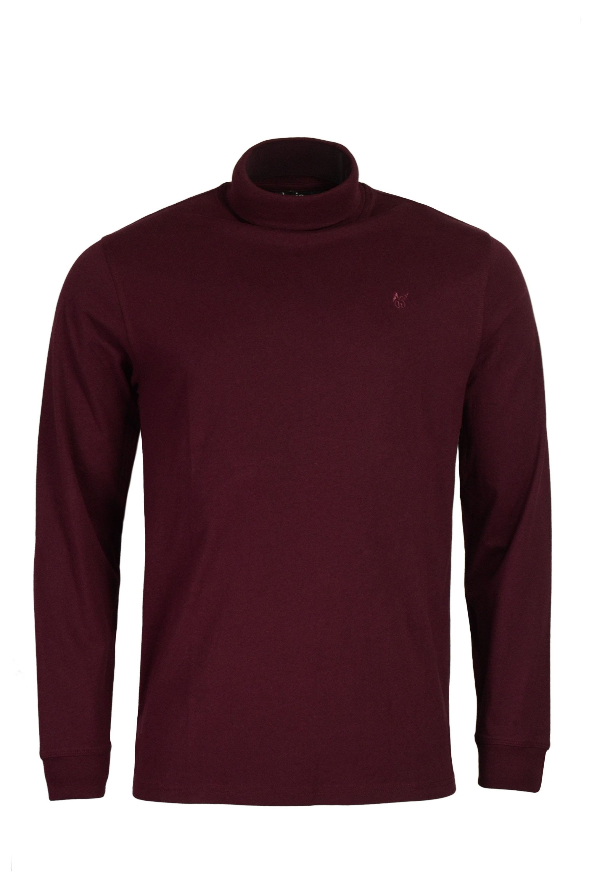 Hajo T-Shirt H Rollkragenshirt, StickereiHeavy Jersey, günstig online kaufen