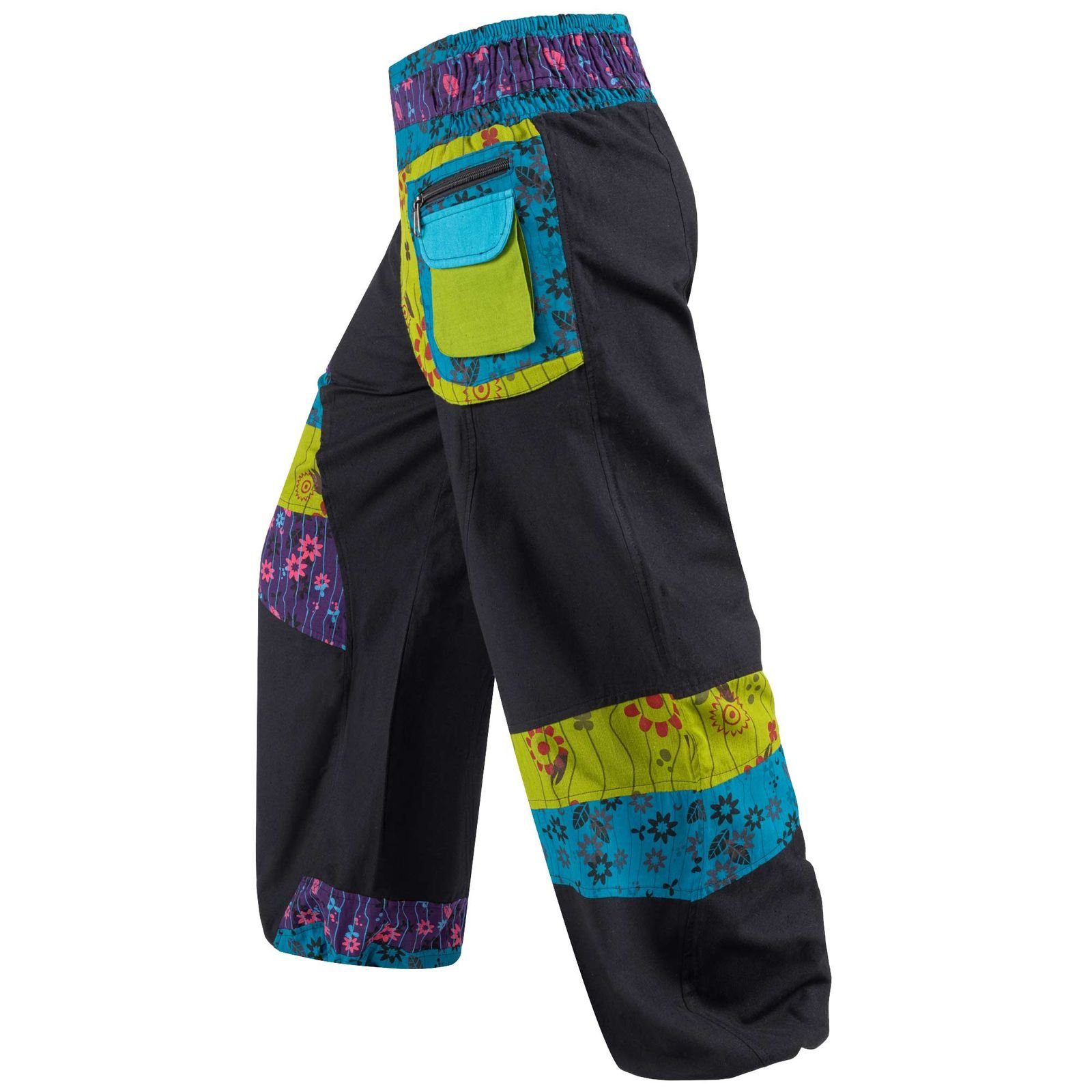 KUNST UND MAGIE Haremshose Kunst&Magie Bunte Hippiehose Baumwolle IBIZA Str günstig online kaufen
