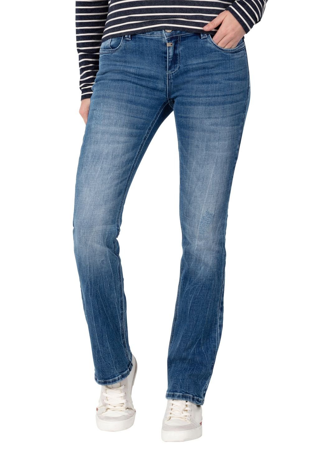 Stretch SLIM mit LISATZ TIMEZONE Slim-fit-Jeans