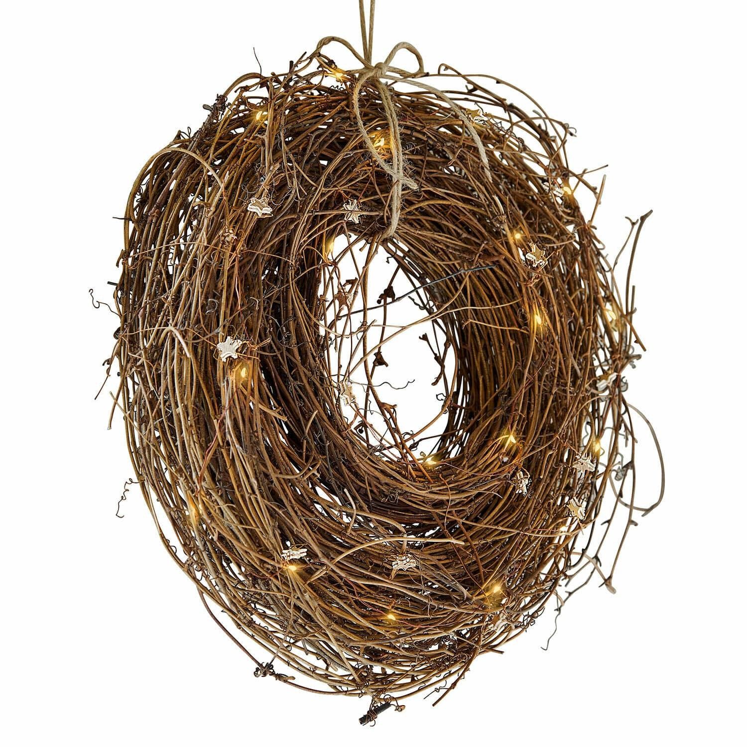 Mirabeau Weihnachtsfigur LED-Kranz Talindra braun (kein Set, kein Set) günstig online kaufen