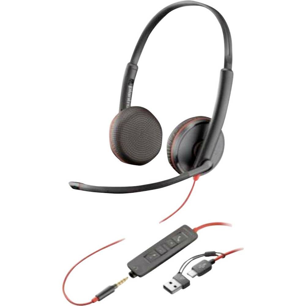 Poly Headset Stereo USB-C/A & 3.5 mm Kopfhörer