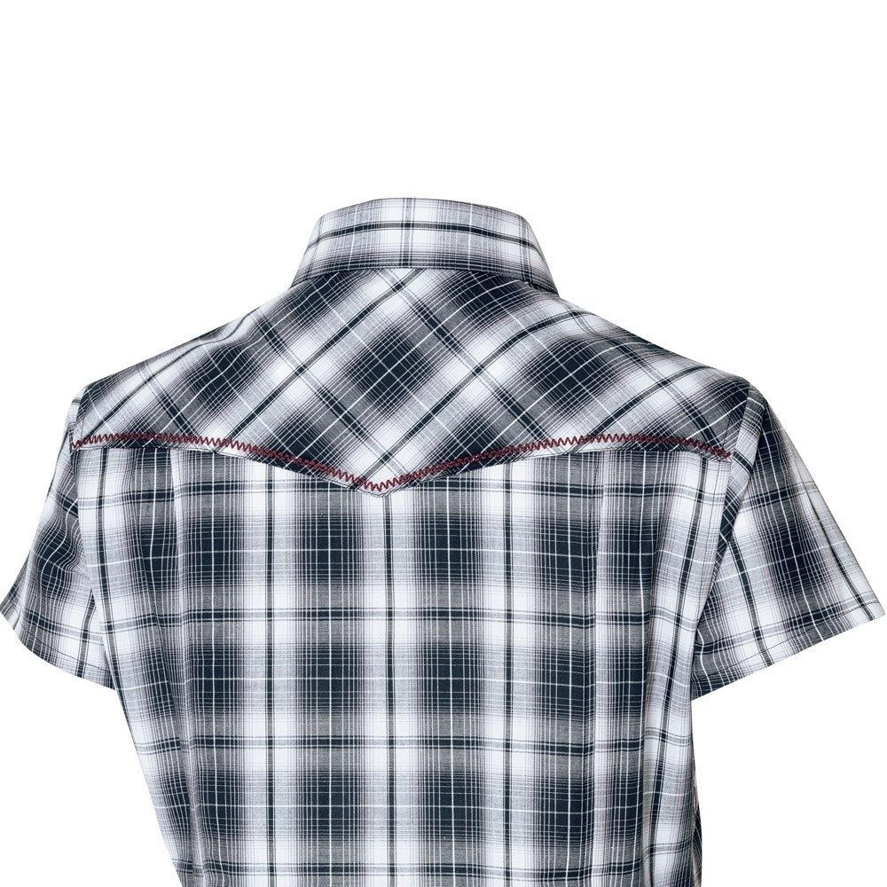 Stars & Stripes Kurzarmbluse Westernbluse Larissa günstig online kaufen