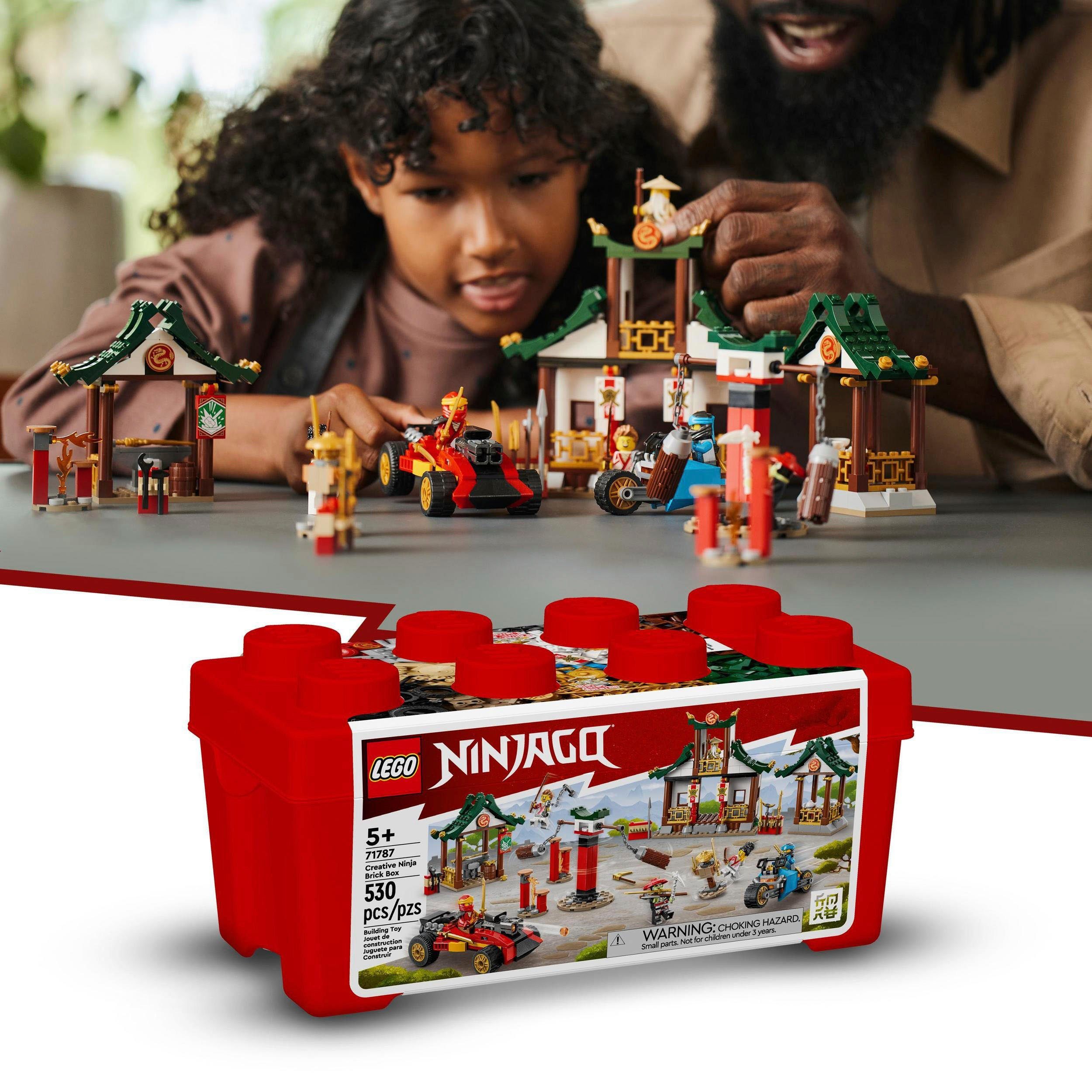 NINJAGO, Europe Made in (530 LEGO® Ninja St), (71787), Konstruktionsspielsteine Steinebox Kreative LEGO®