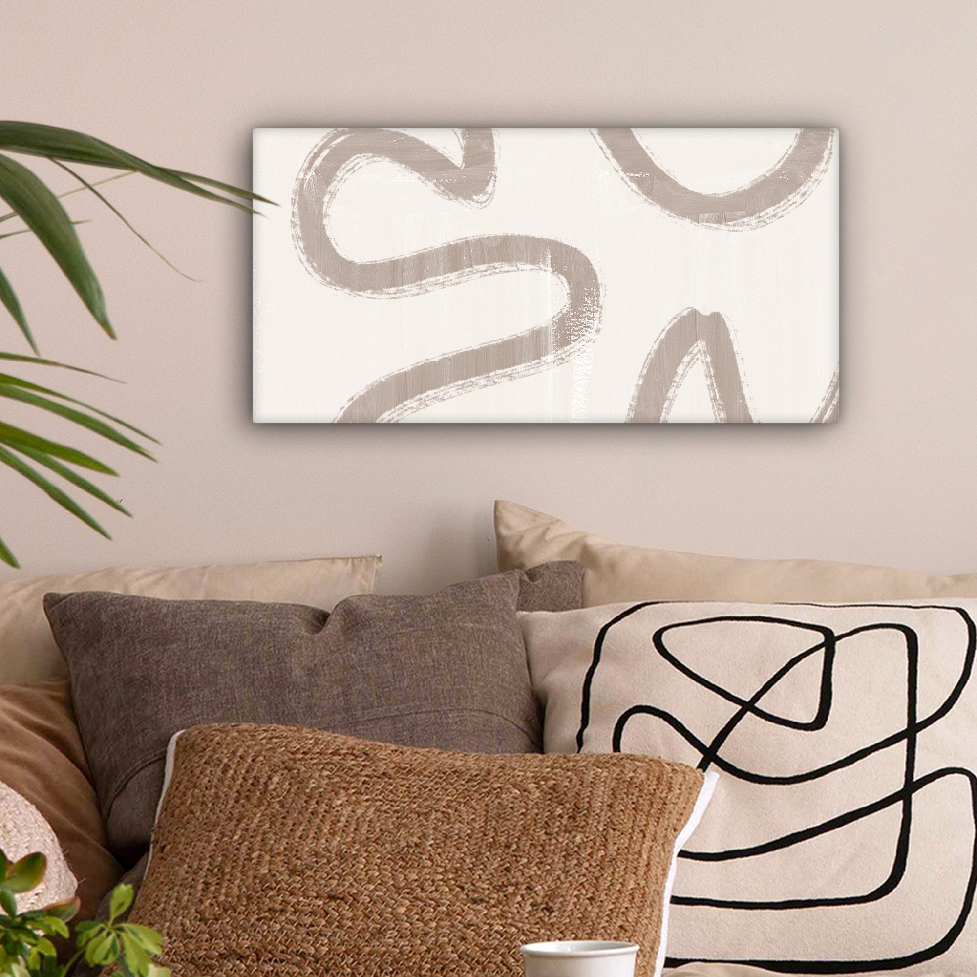OneMillionCanvasses® Leinwandbild Panorama Moderne Kunst - günstig online kaufen