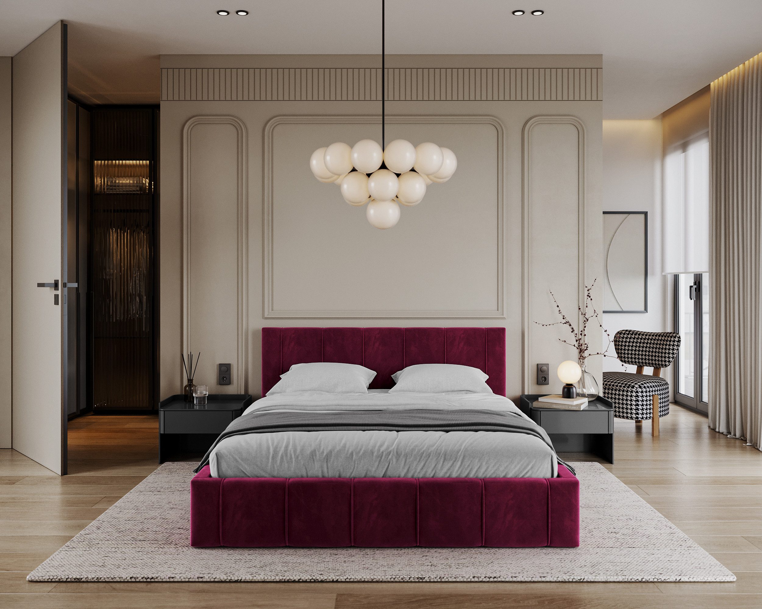 thematys Polsterbett Bett aus Velours Stauraumbett - TOPSELLER - MADE IN EU günstig online kaufen