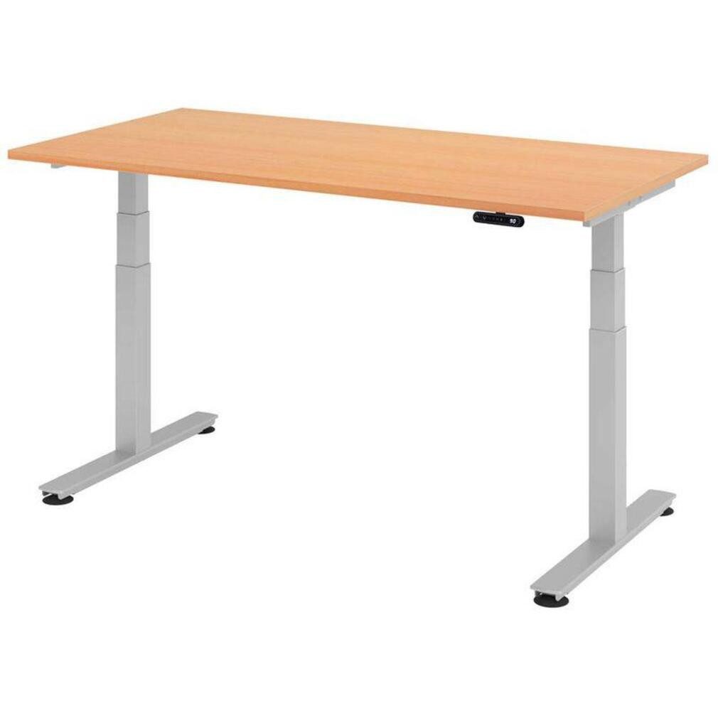 HAMMERBACHER Schreibtisch Schreibtisch Elekt.160cm buche