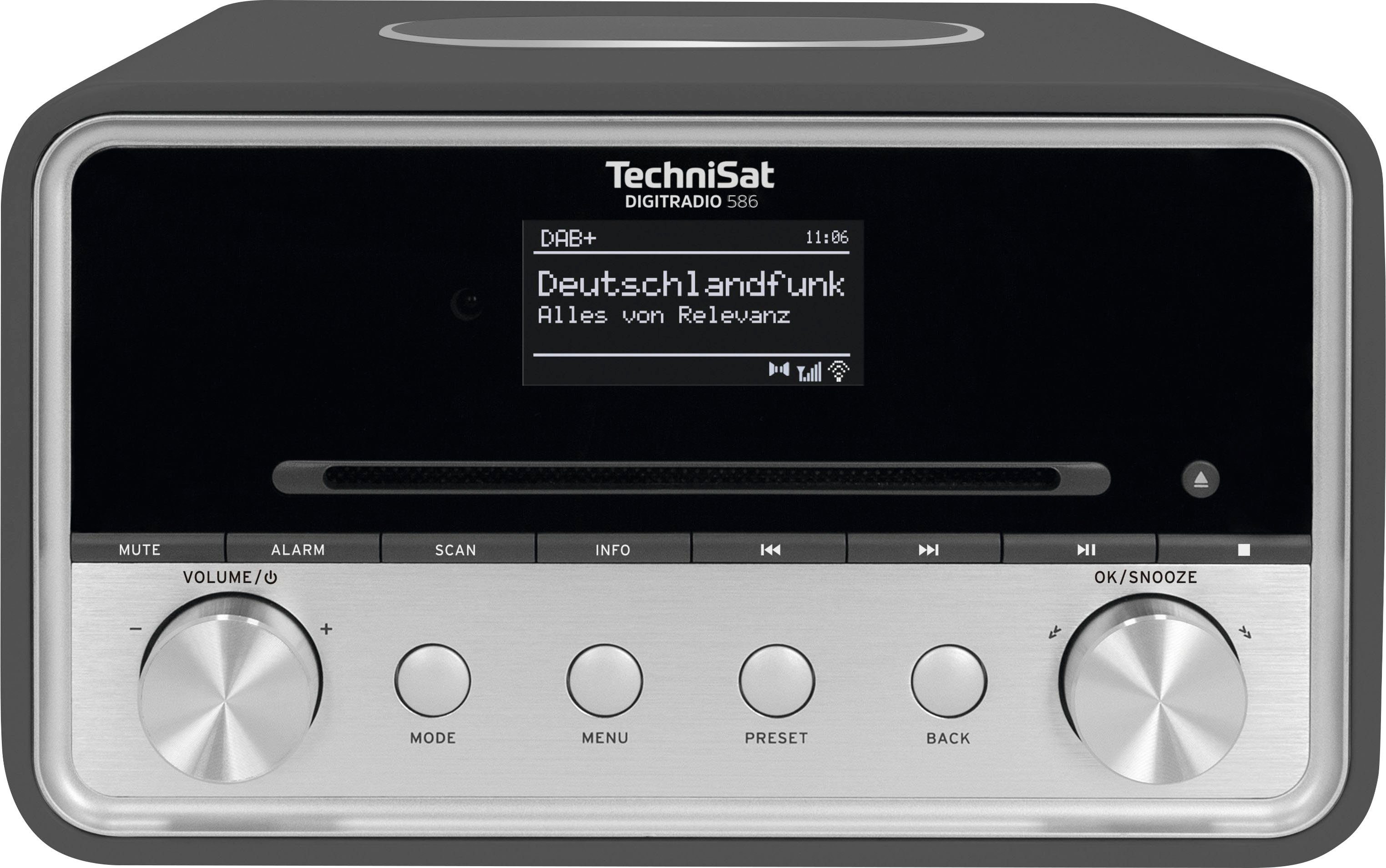 mit RDS, Radio TechniSat (Digitalradio Anthrazit W) (DAB), Internetradio, 586 DIGITRADIO UKW 20