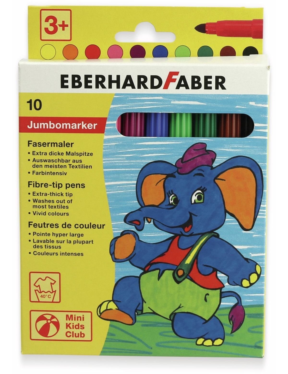Eberhard Faber Bleistift EBERHARD Jumbomarker, 10 FABER auswaschbar