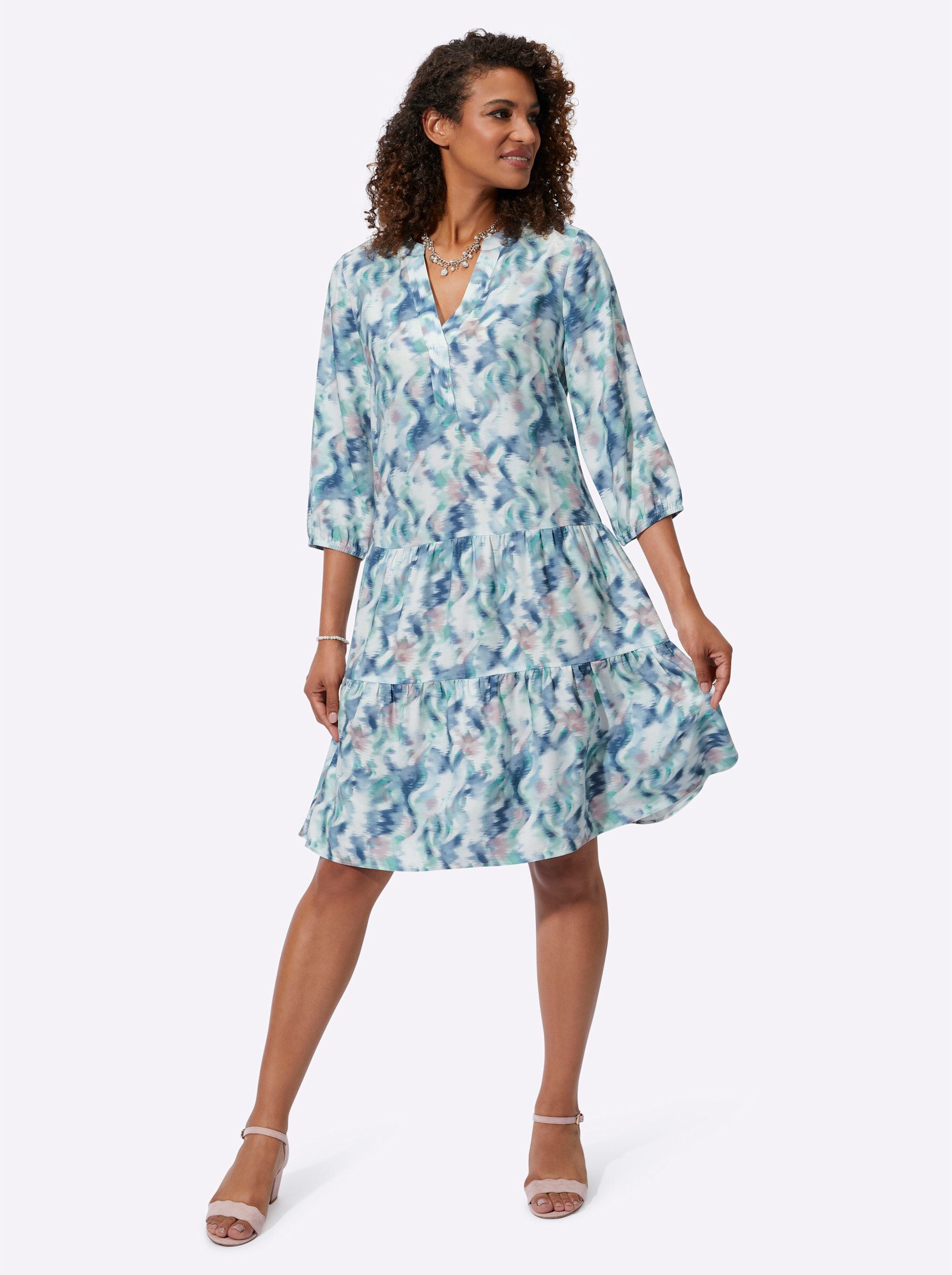 Etuikleid Druckkleid