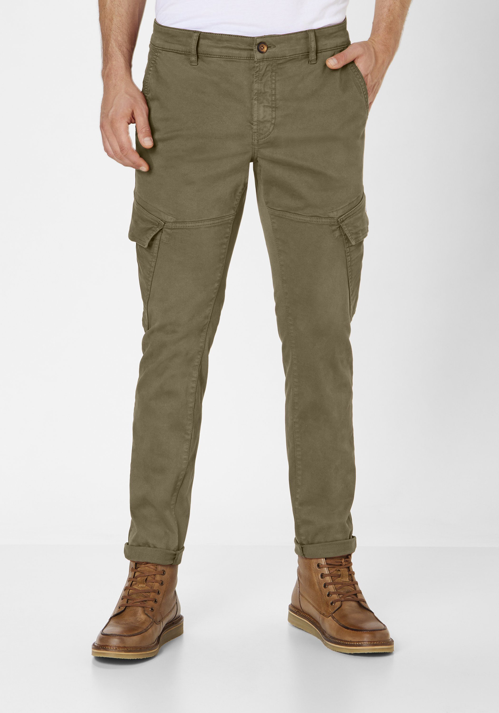 Redpoint Cargohose Kingston Tapered Fit Chinohose- 16 Shades Edition oliv