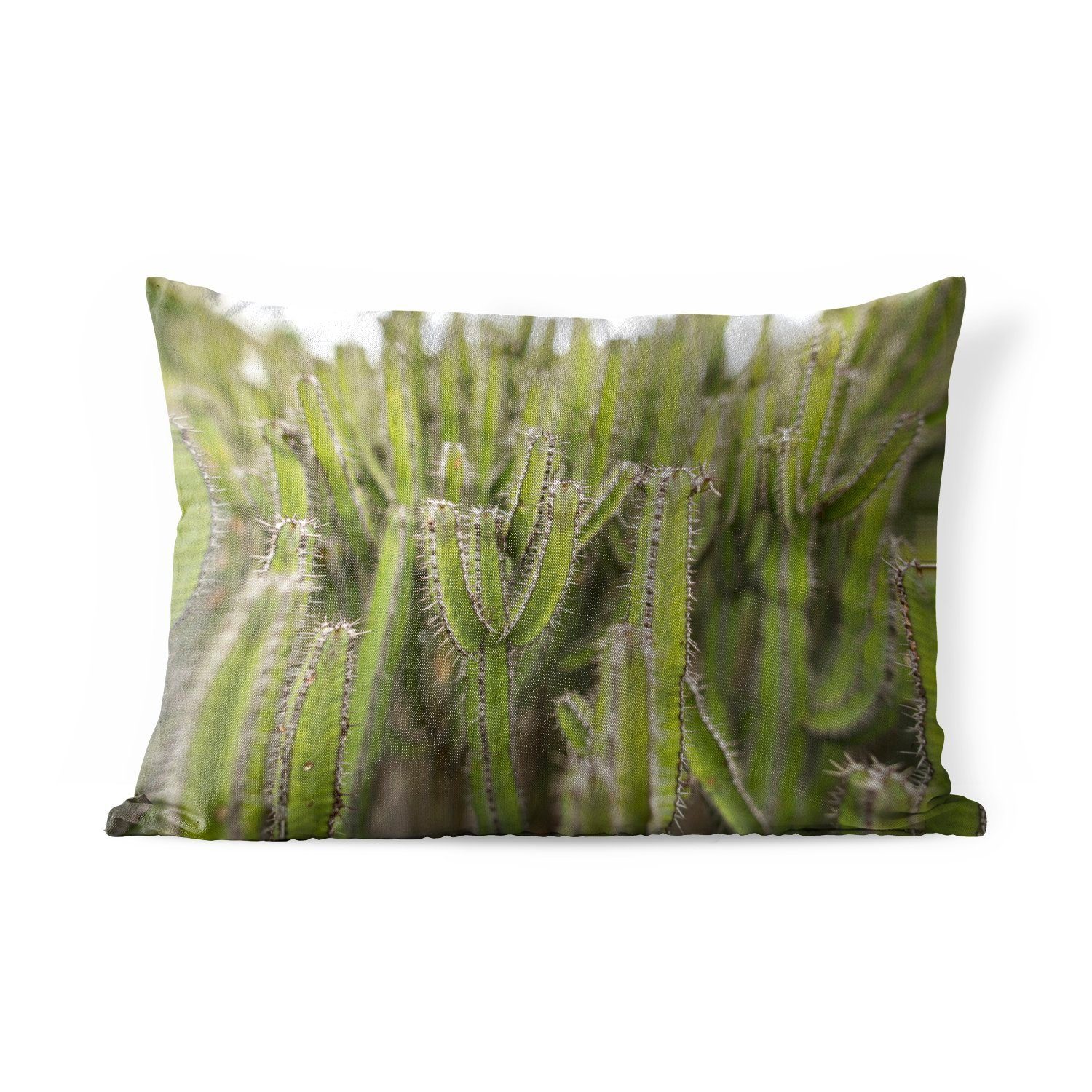 MuchoWow Kissenhülle Dekokissenbezug, Kaktuspflanzen, Gruppe Dekokissen Outdoor-Dekorationskissen, Polyester, von