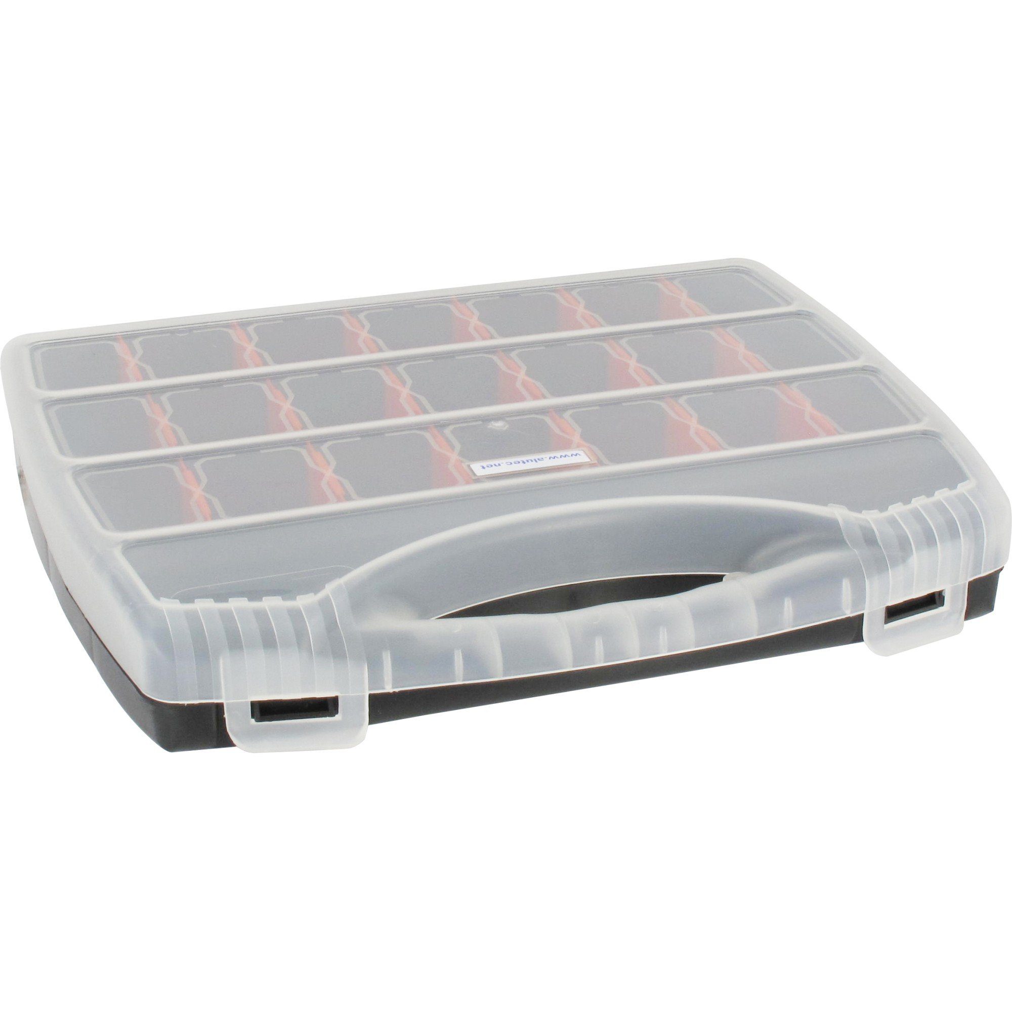 Rote Sichtlagerbox 4.0 HxBxT 15 X 20 X 35 Cm 7,2 Liter Sichtlagerbehälter Sichtlagerkasten Sichtlagerkastensortiment Sortierbehälter Kaufen Bei