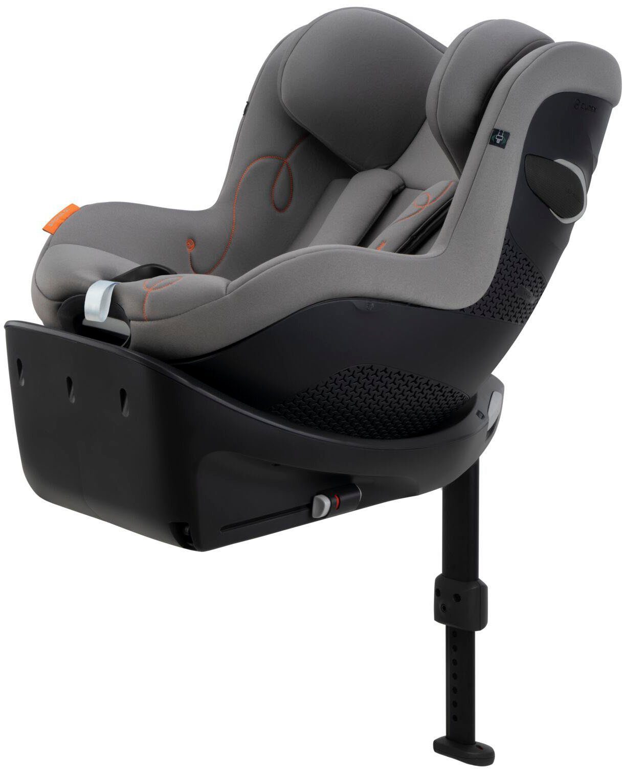 Cybex Autokindersitz Sirona Gi i-Size, lava grey, ab: 3 Monaten, bis: 4 Jahren, bis: 20 kg, (2-tlg), inklusive Base