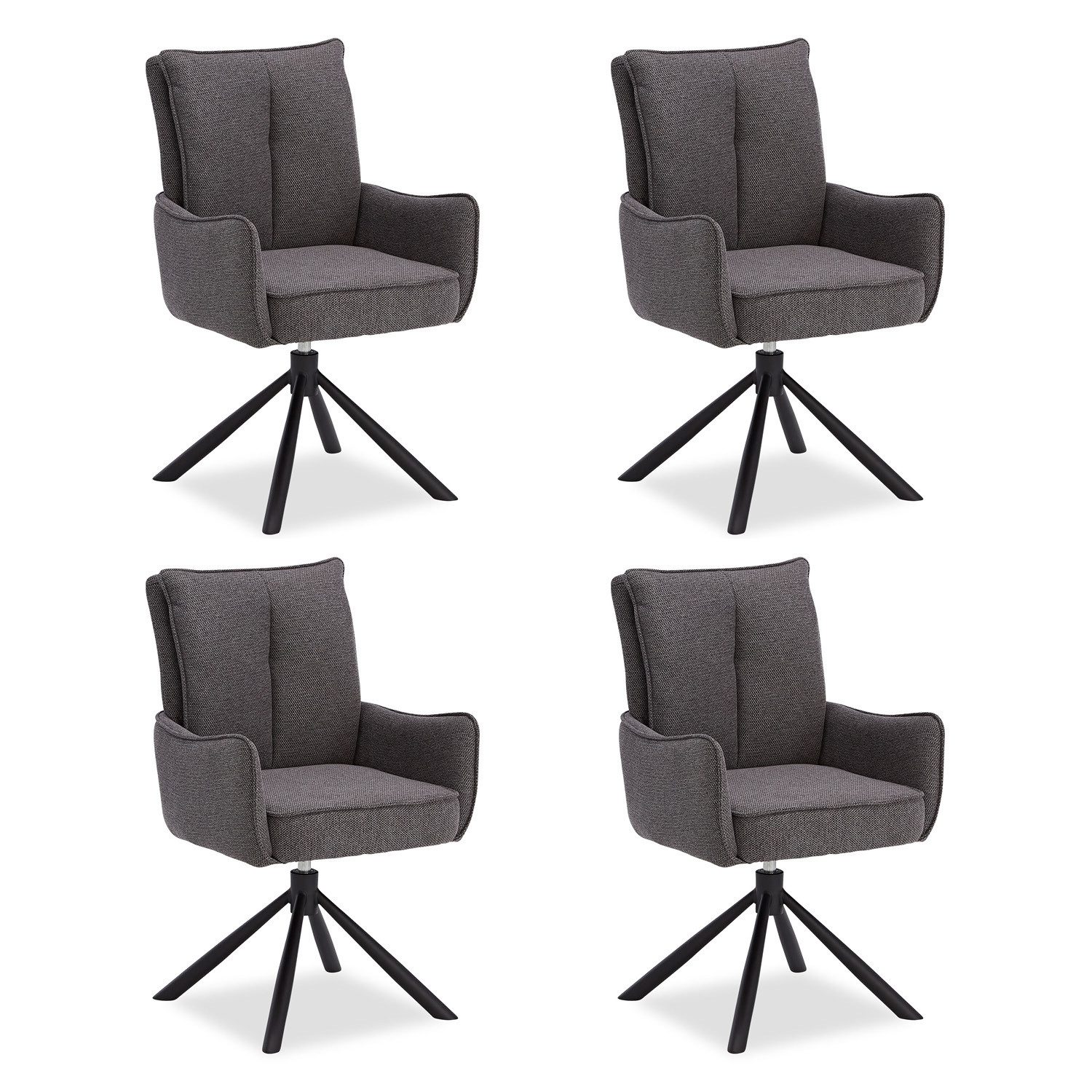 Homestyle4u Polsterstuhl Polstersessel Stühle Esstisch Esszimmerstuhl günstig online kaufen