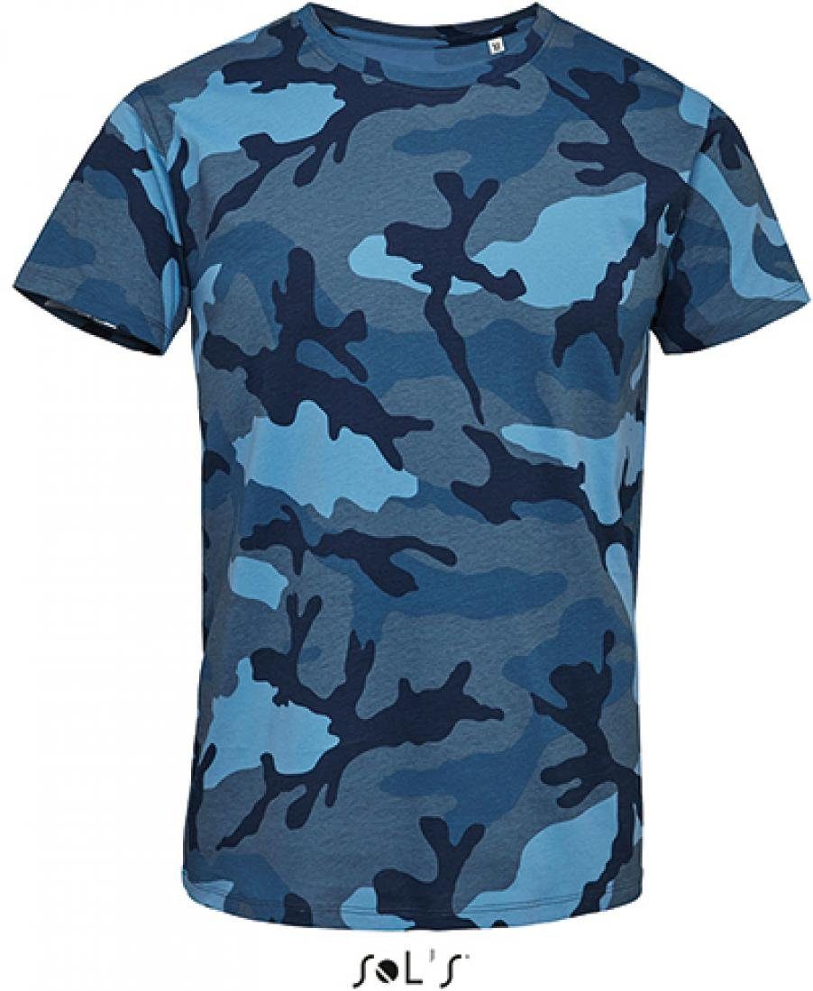 SOLS Rundhalsshirt Mens Camo / Tarn Herren T-Shirt