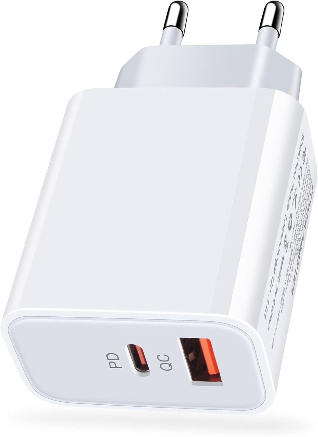 neue dawn 20W USB C Schnell Ladegerät für iPhone Air 17 16 15 14 13 12 11 Serie USB-Ladegerät (Schnellladegerät,für iPhone Samsung iPad Google, für iPad Air 2025/iPad Pro/iPad mini/Airpod pro Serie, für MacBook Neo)
