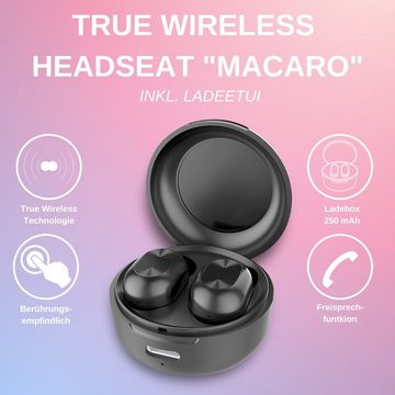 fontastic Macaro Essential True Wireless Stereo Kopfhörer schwarz Bluetooth-Kopfhörer