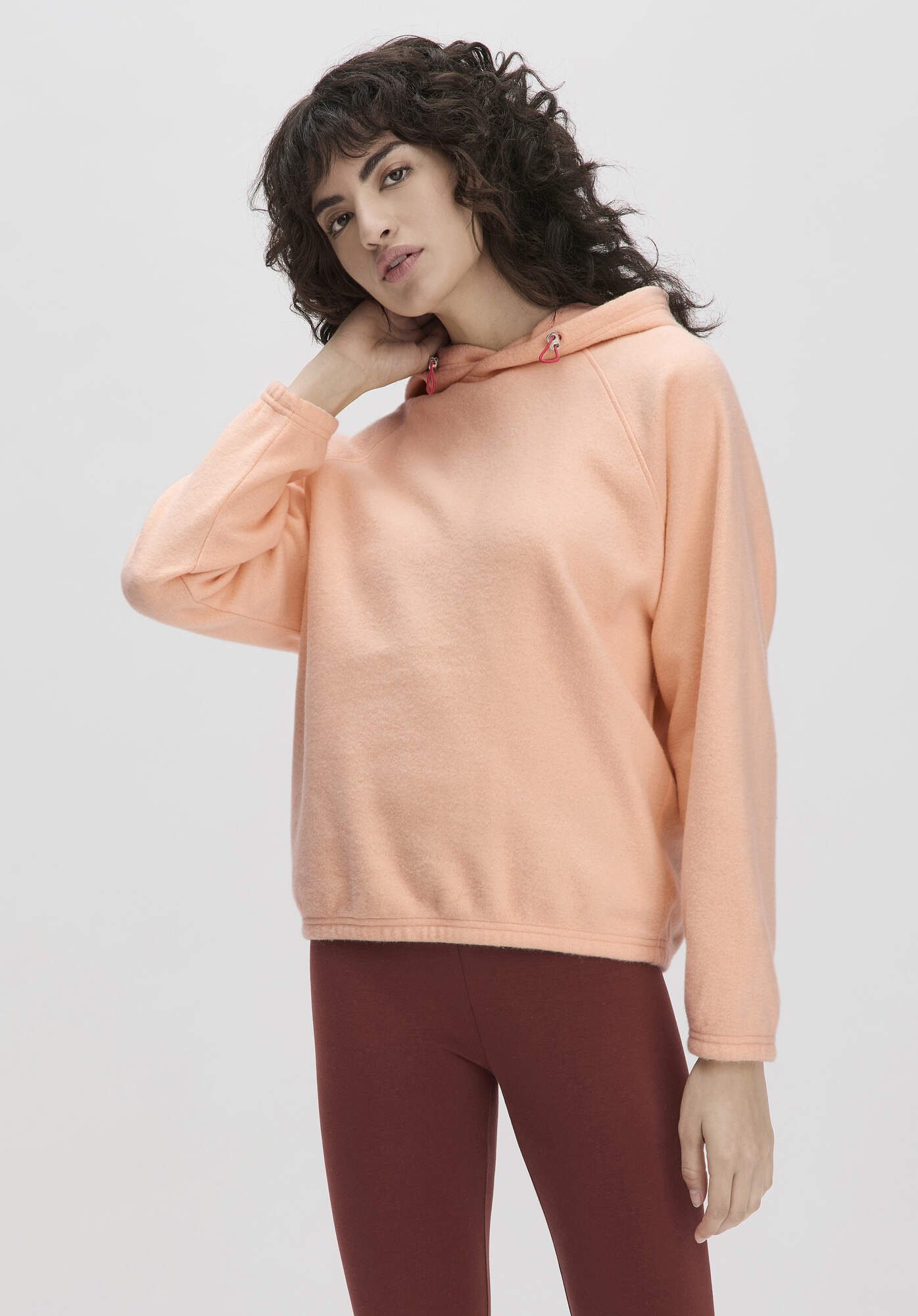 Hessnatur Fleecepullover ACTIVE COMFORT aus reiner Bio-Baumwolle (1-tlg) günstig online kaufen