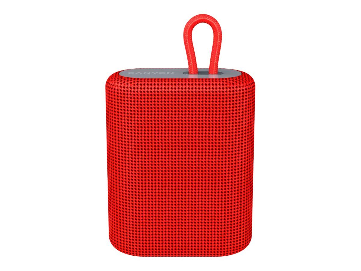 Canyon CANYON Bluetooth Speaker BSP-4 TF Reader/USB-C/5W red retail PC-Lautsprecher