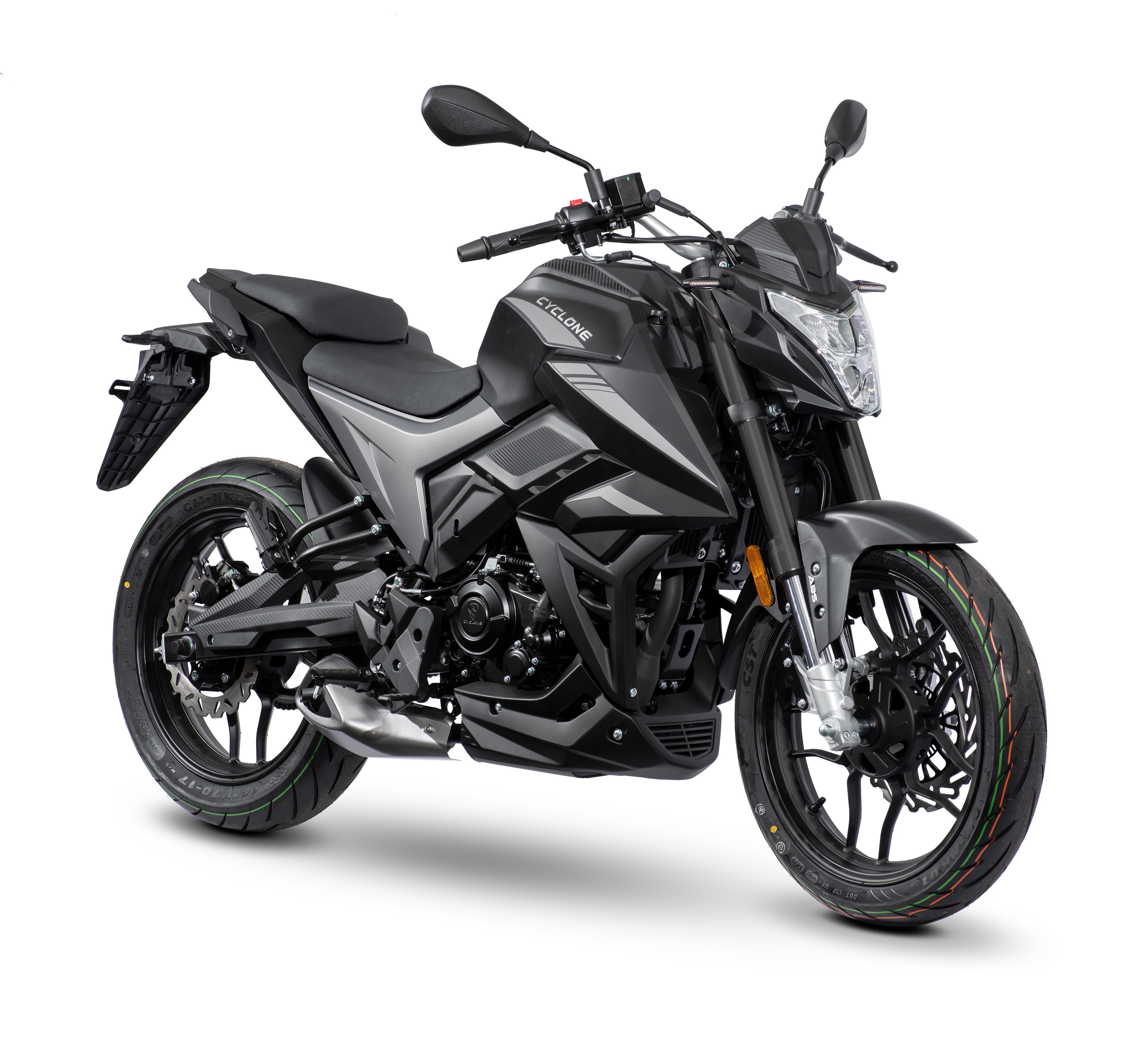 Cyclone Motorrad Batllo5, 125, E5+, Naked, 124 ccm, 95 km/h, Euro 5+, 11 kW, 15 PS, ABS, 125er Naked, digitales Cockpit