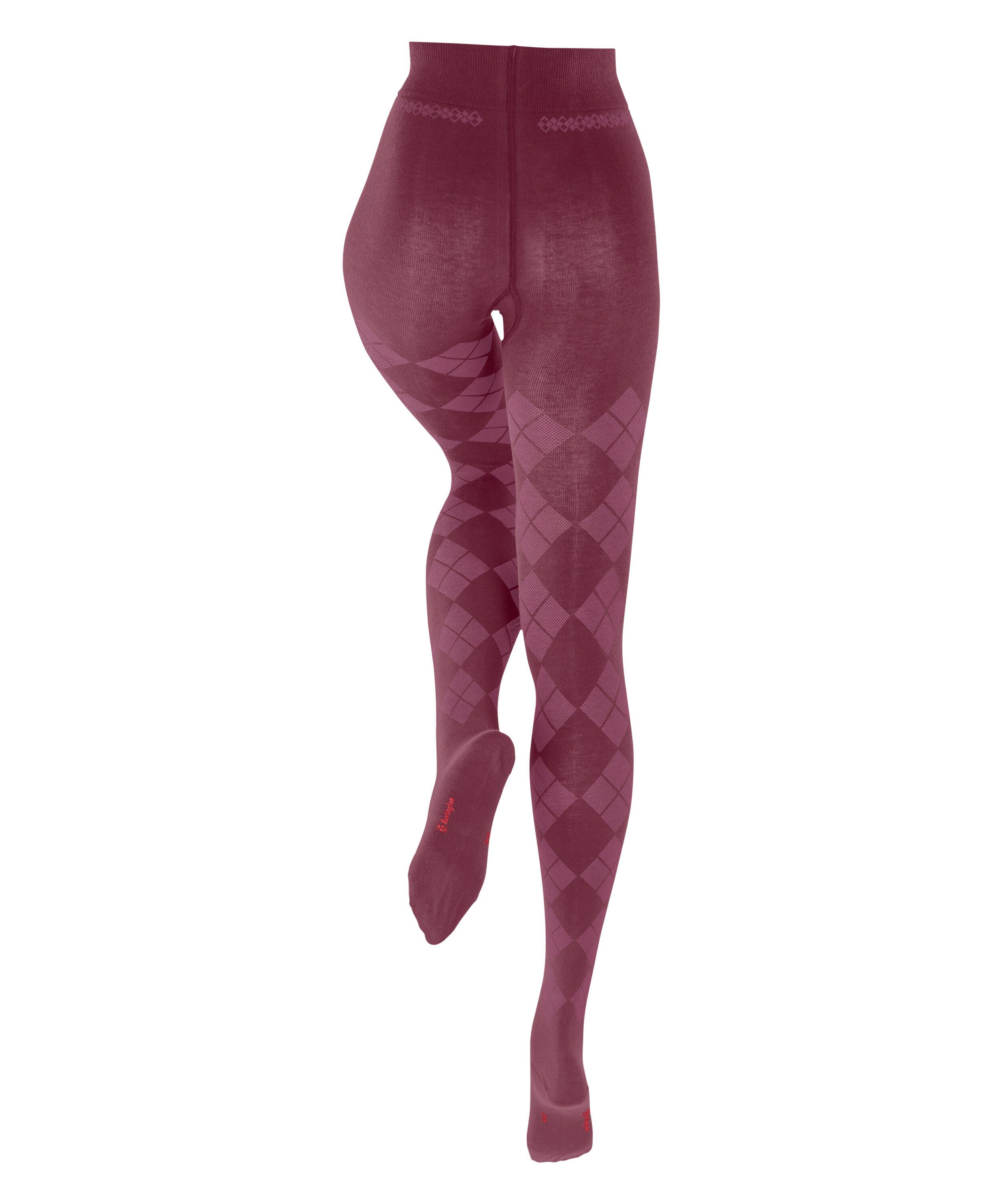Burlington Strickstrumpfhose Elegant Essence Strumpfhose mit Argyle-Muster (1 St) mit Argyle-Muster