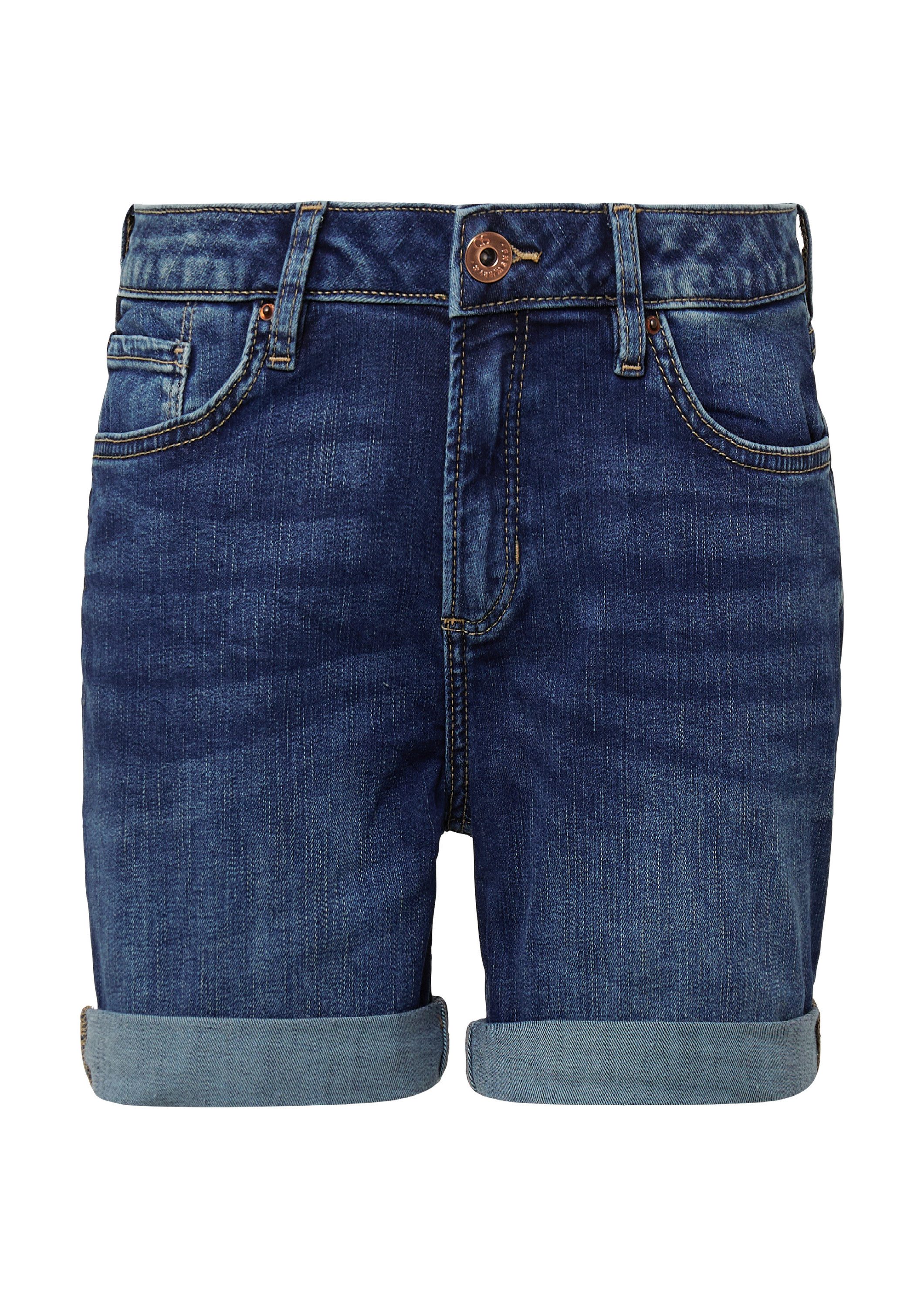 QS Jeansshorts Jeans-Hose ABBY Jeans-Shorts Abby / Slim Fit / Mid Rise günstig online kaufen