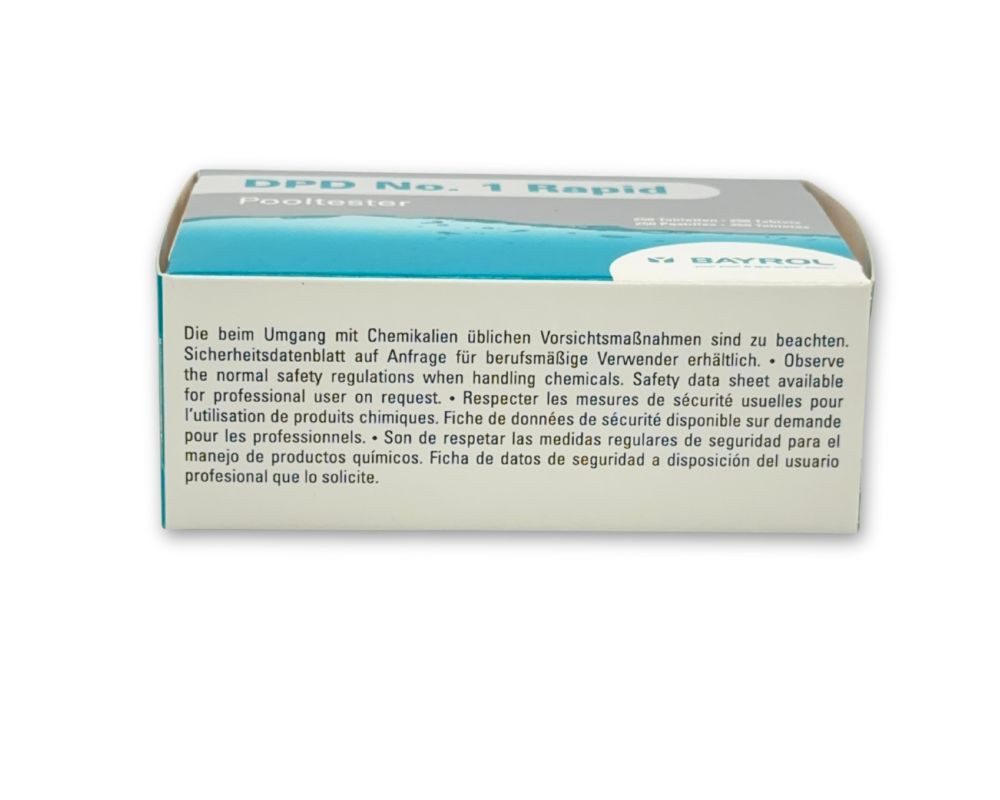 Bayrol Pooltester Bayrol Testtabletten 250 x DPD 1 Chlor-Wert für Pooltester