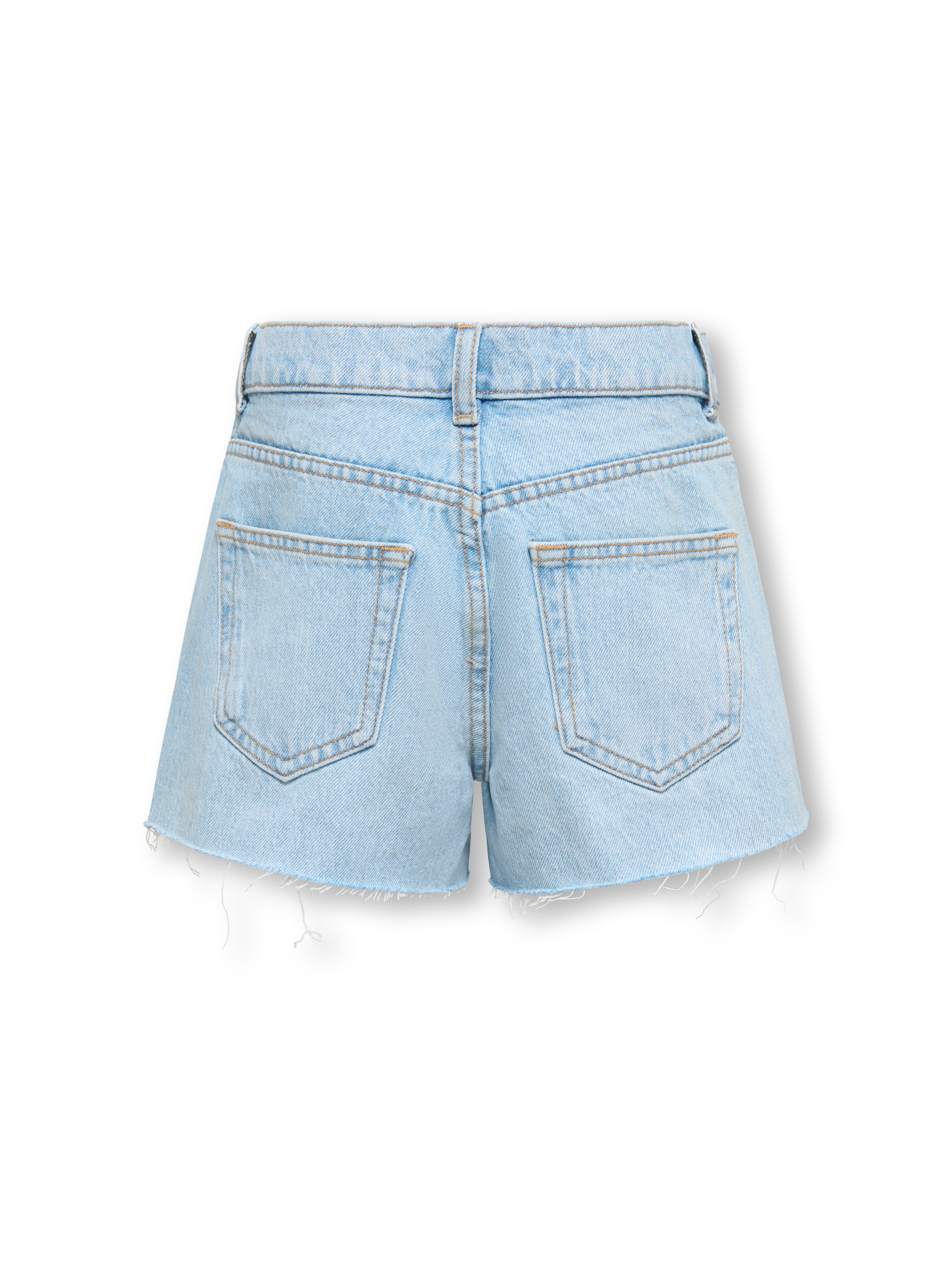 KIDS ONLY Jeansshorts KOGROBYN HW RW SHORTS AZG84 DNM NOOS mit offener Kante am Bein