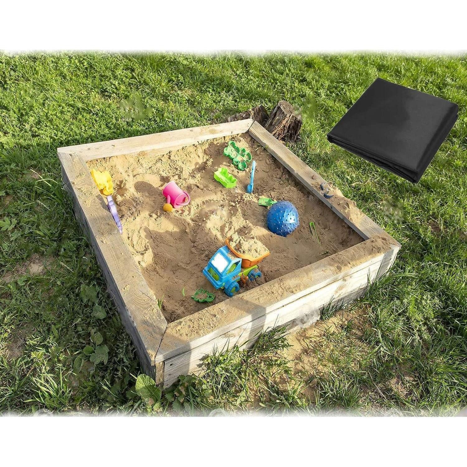 LuxusKollektion Sandkasten-Abdeckplane Sandkasten Abdeckung Wasserdicht Staubdicht Kordelzug Large