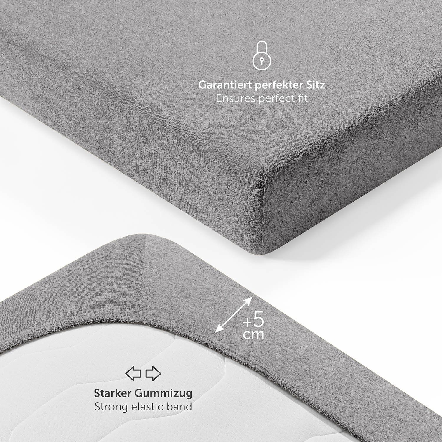 Blumtal Spannbettlaken Frottee Spannbettlaken Bettlaken, Frottee, Gummizug: günstig online kaufen