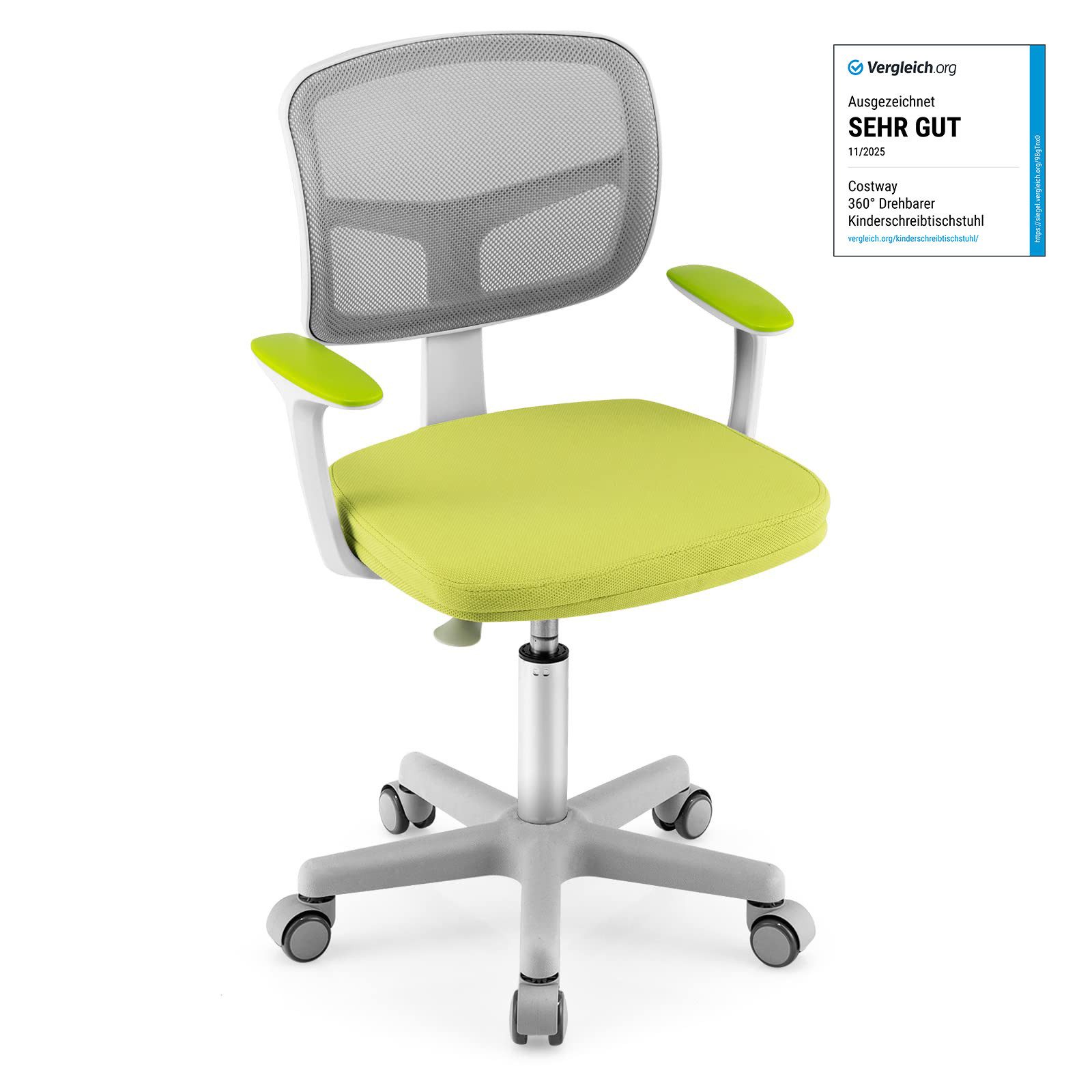 COSTWAY Drehstuhl Kinder Schreibtischstuhl, höhenverstellbar, von 3-10 Jahr günstig online kaufen