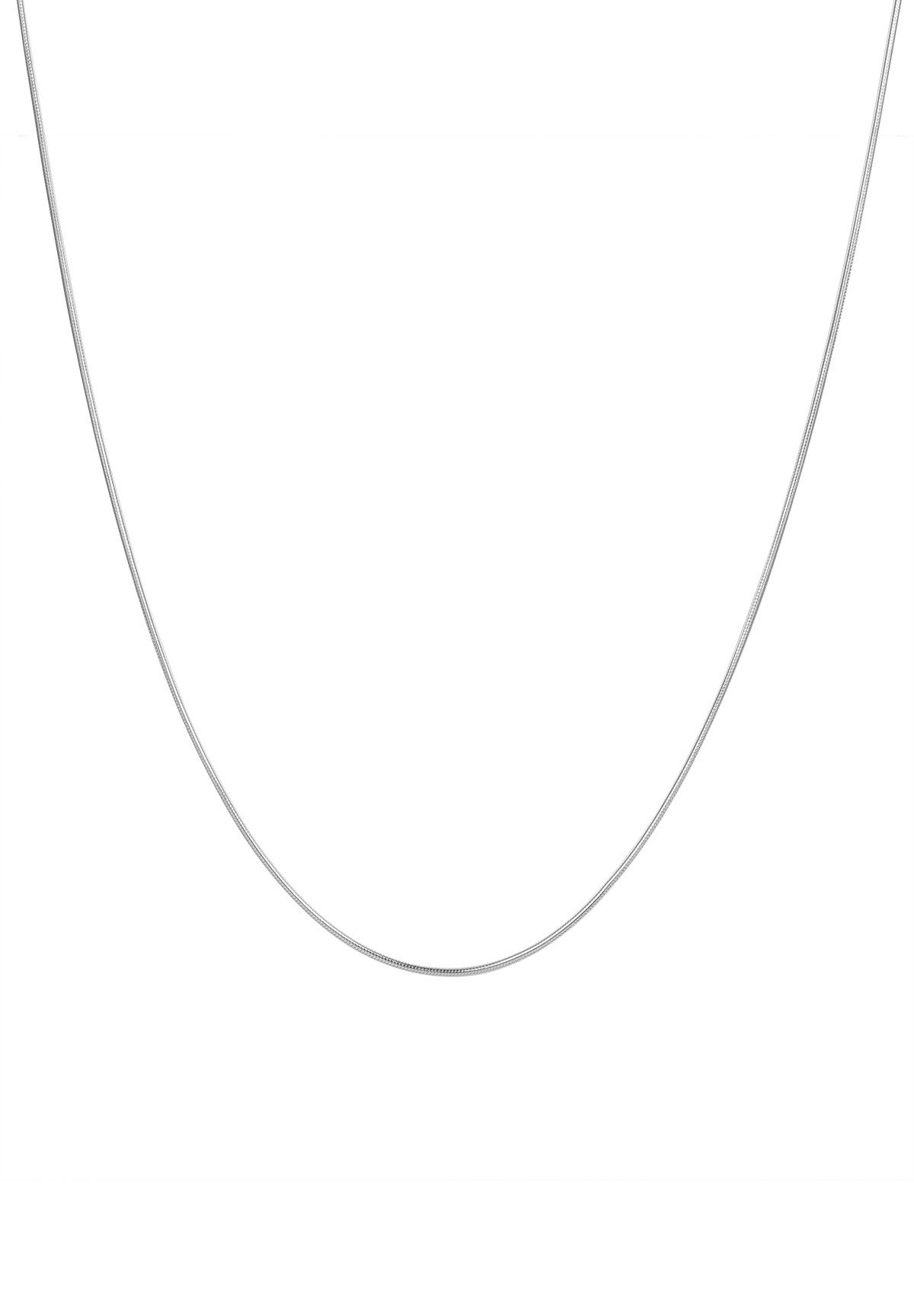 Schlangenkette aus 925 Silber, Klassische Kette ohne Anhänger