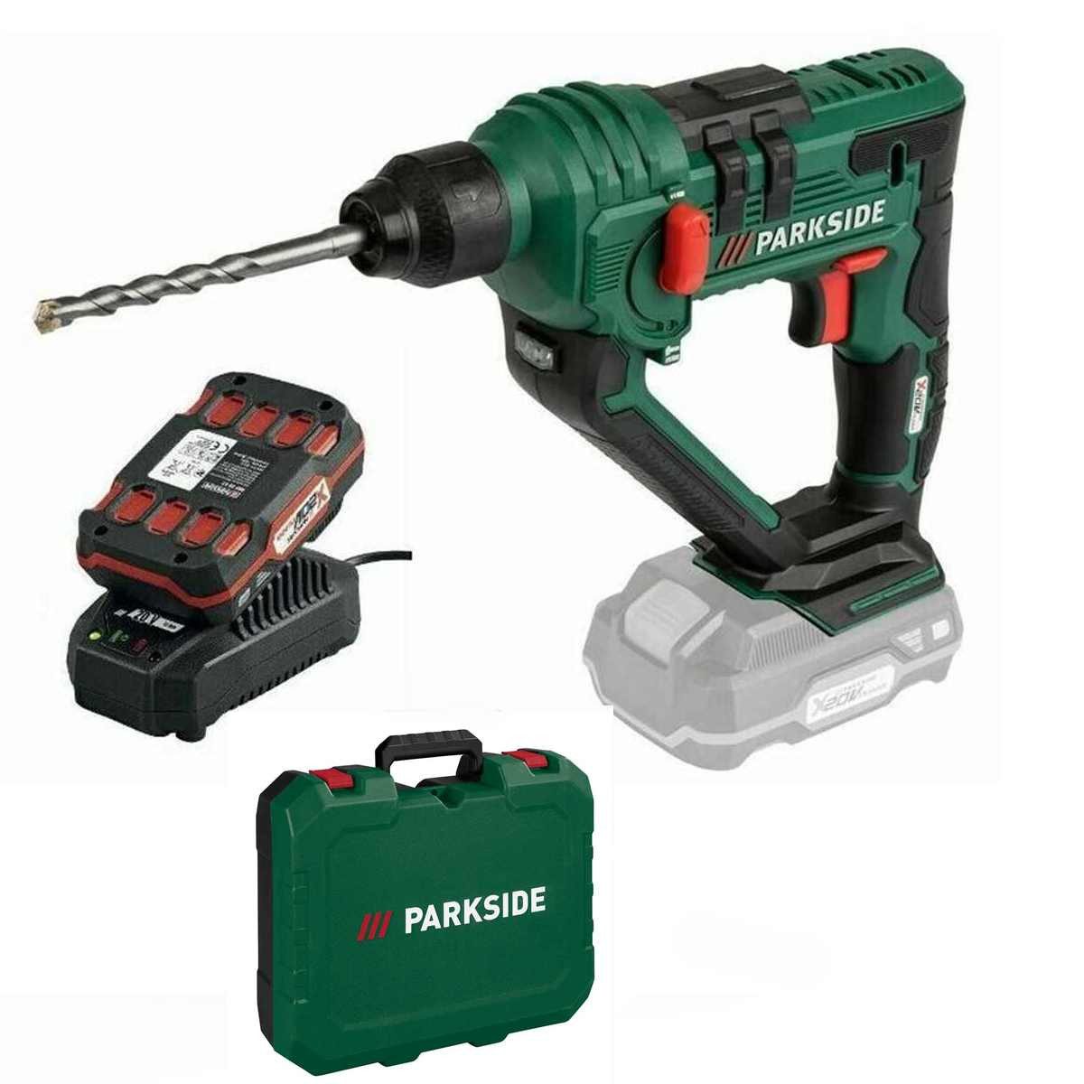 Parkside Akku-Bohrhammer Akku Bohrhammer PABH 20-Li X20VTeam mit Akku 2.0 A günstig online kaufen
