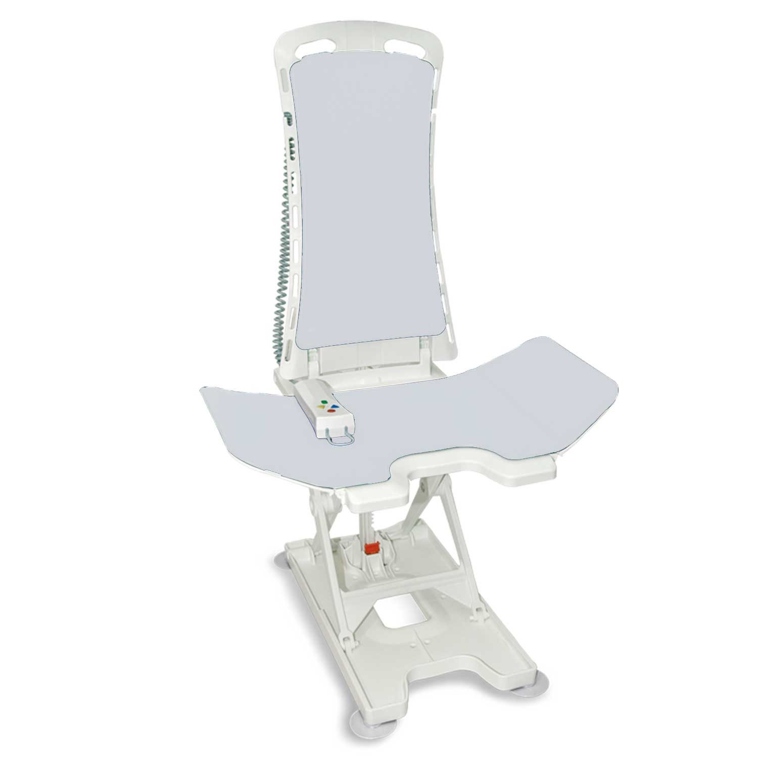 Drive Medical Badewannen-Einstiegshilfe Badewannenlifter Bellavita 2G mit Comfort Bezug Weiß