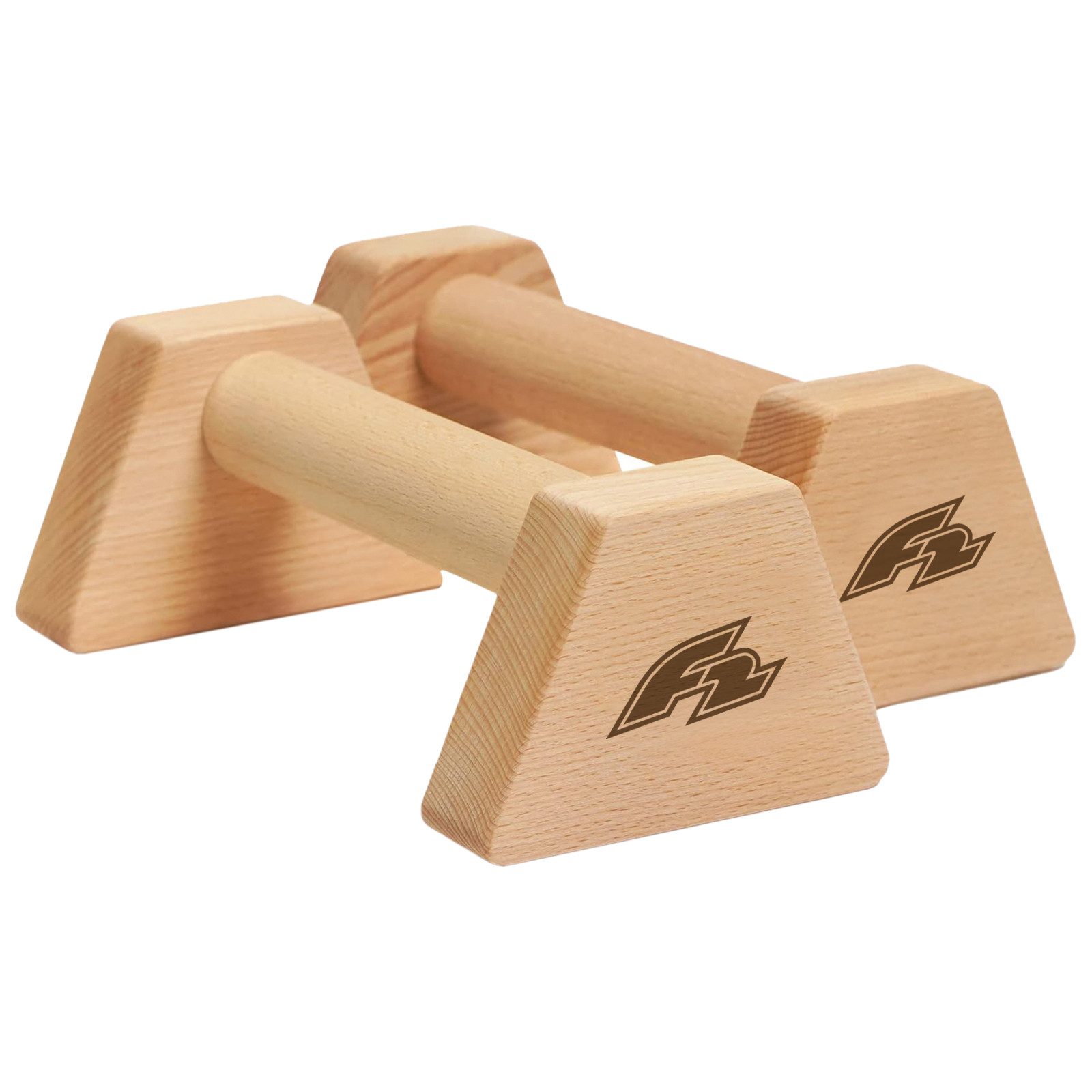 F2 Balanceboard F2 Balance Board Push Up Stand Holz 23cm Natur