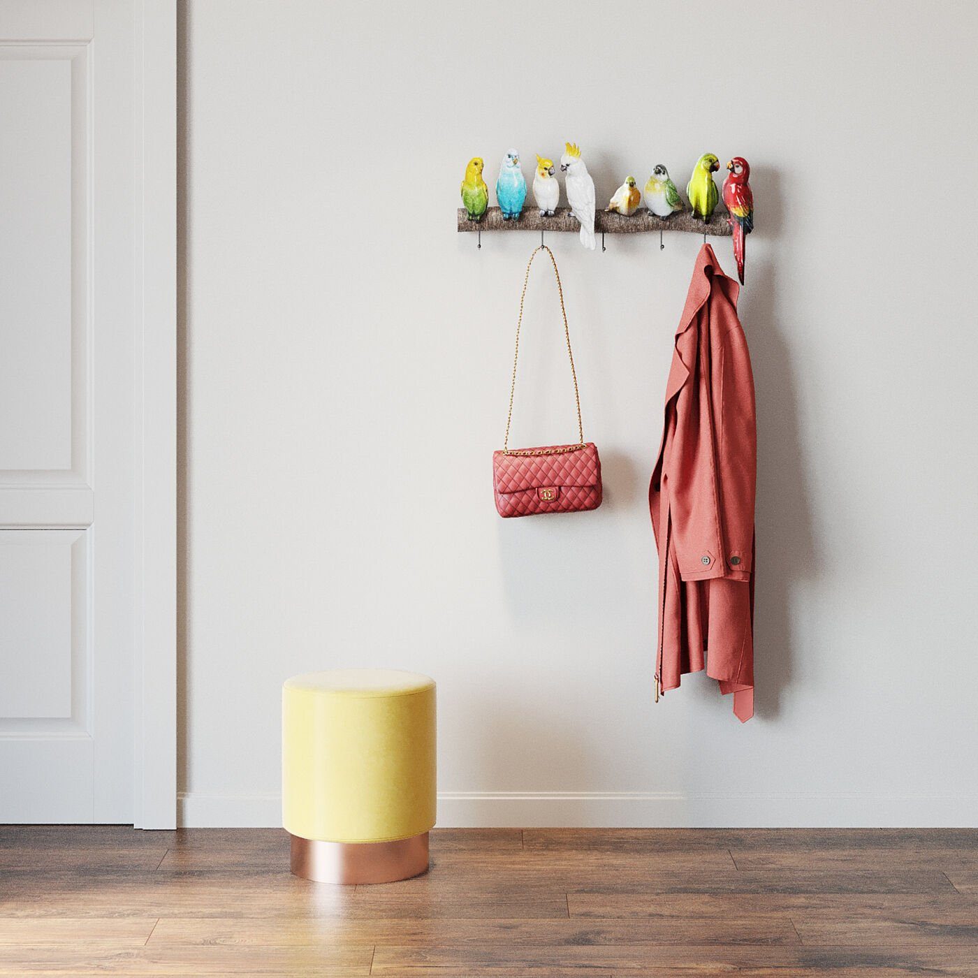 Kare Design Wandgarderobe Exotic Birds, mit günstig online kaufen
