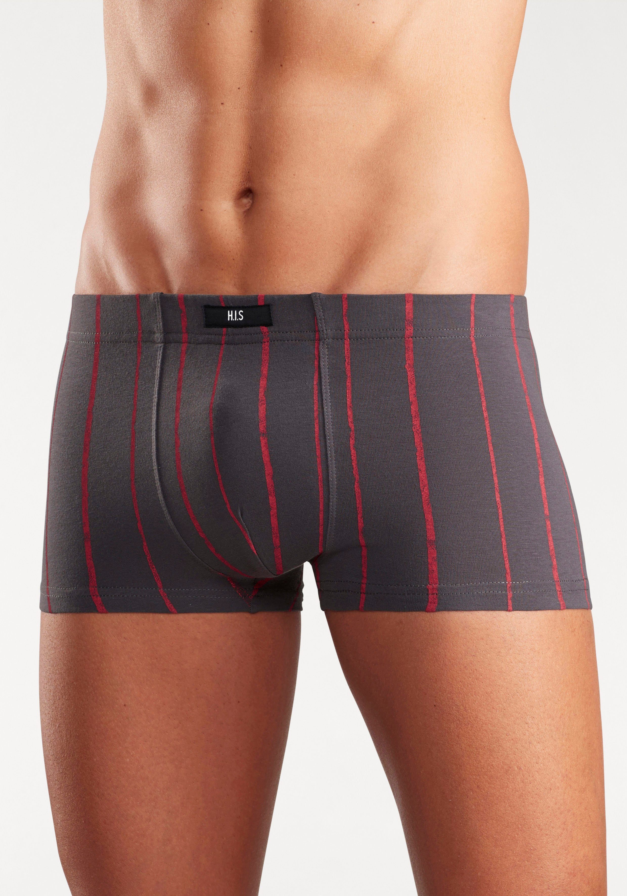 H.I.S Hipster (Packung, 5-St) knapp sitzende Boxershorts aus Baumwoll-Stretch