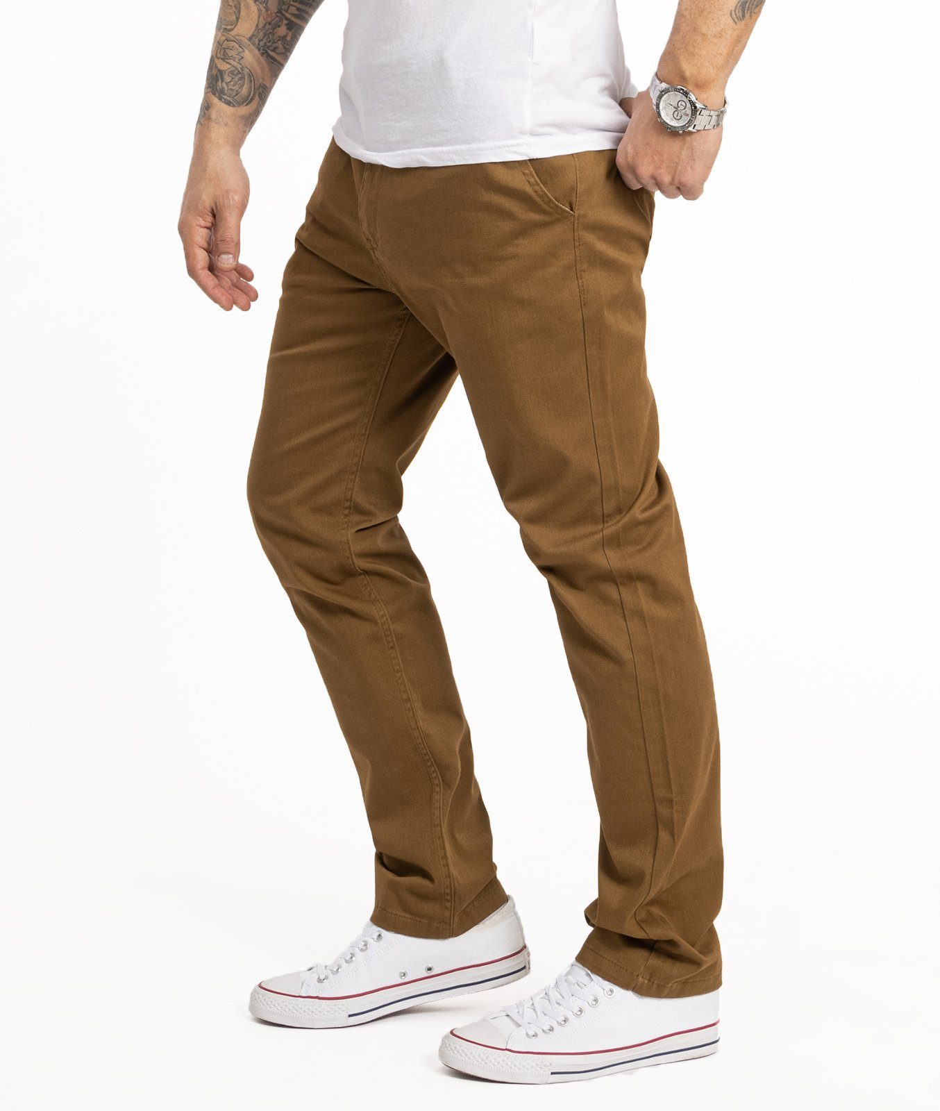 Indumentum Chinohose Herren Regular Fit Chinohose IR-506 auch in Größen Grö günstig online kaufen