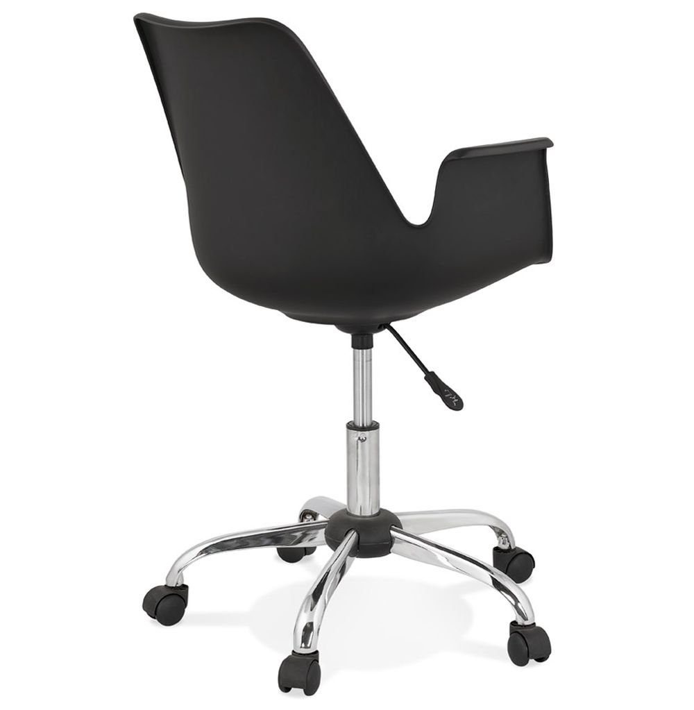 x KADIMA 58 58 Bürostuhl HADIT (black,chrome) Schwarz x DESIGN Drehstuhl