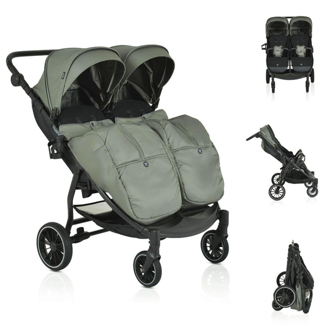 Geschwisterwagen Zwillingskinderwagen TwinGo